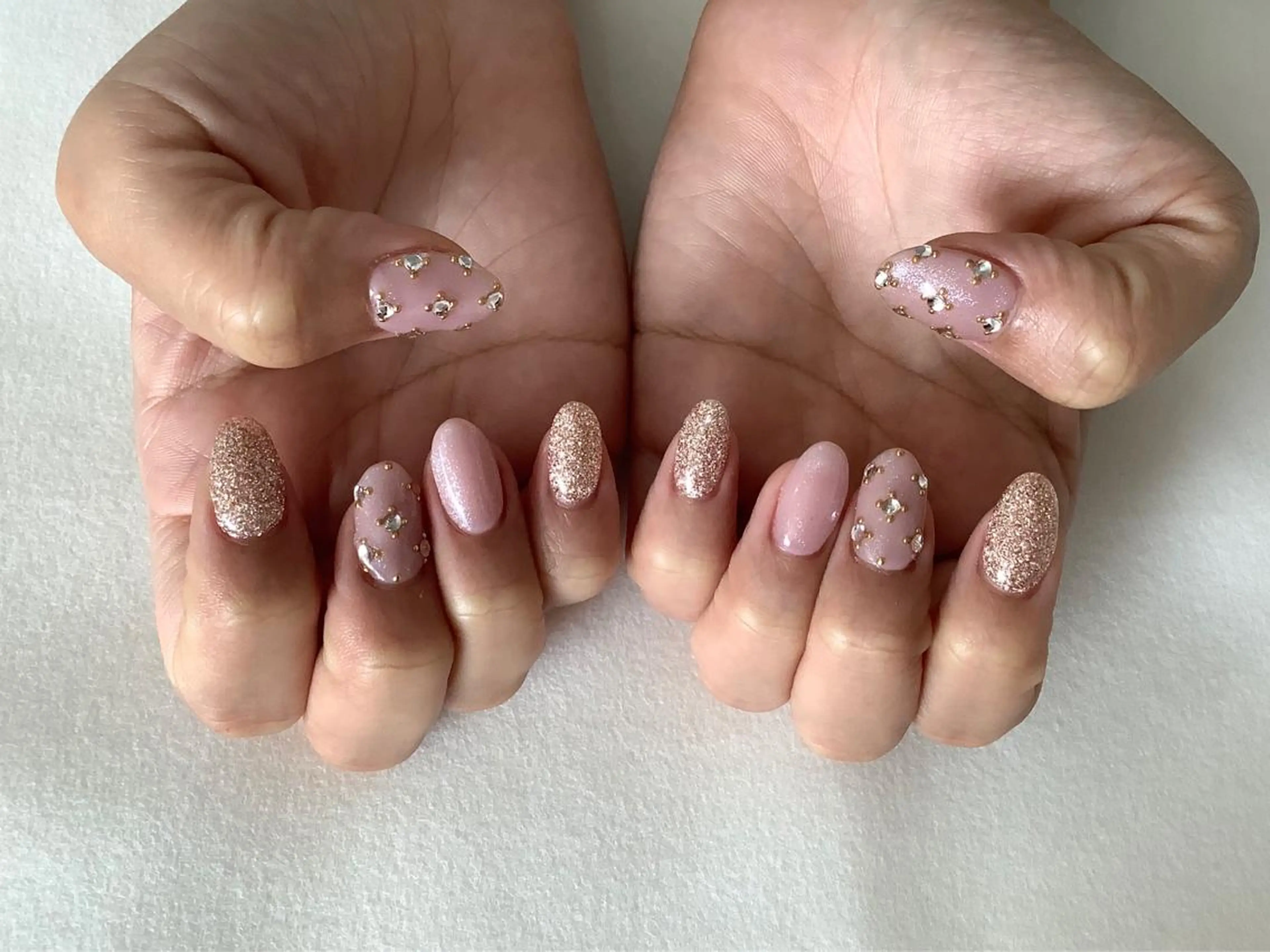 ネイル ハンドネイル 💎🐰 saki. m 🐰💎のネイルデザイン