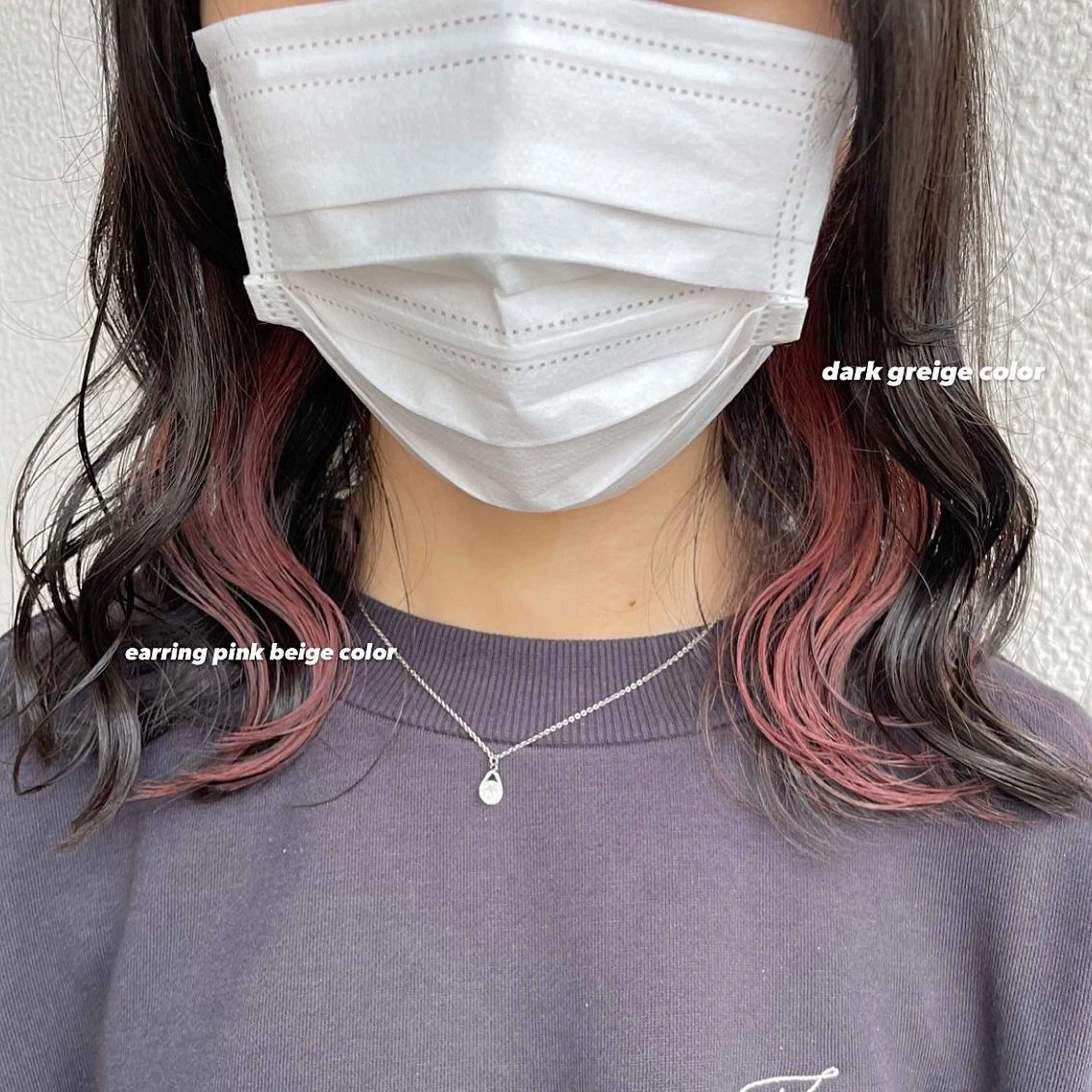 ミディアム カラー パーマ ヘアアレンジ メンズ キッズ ネイル マツエク・マツパ アイブロウ 透明感カラー・レイヤ ー🎀amika🎀のヘアスタイル