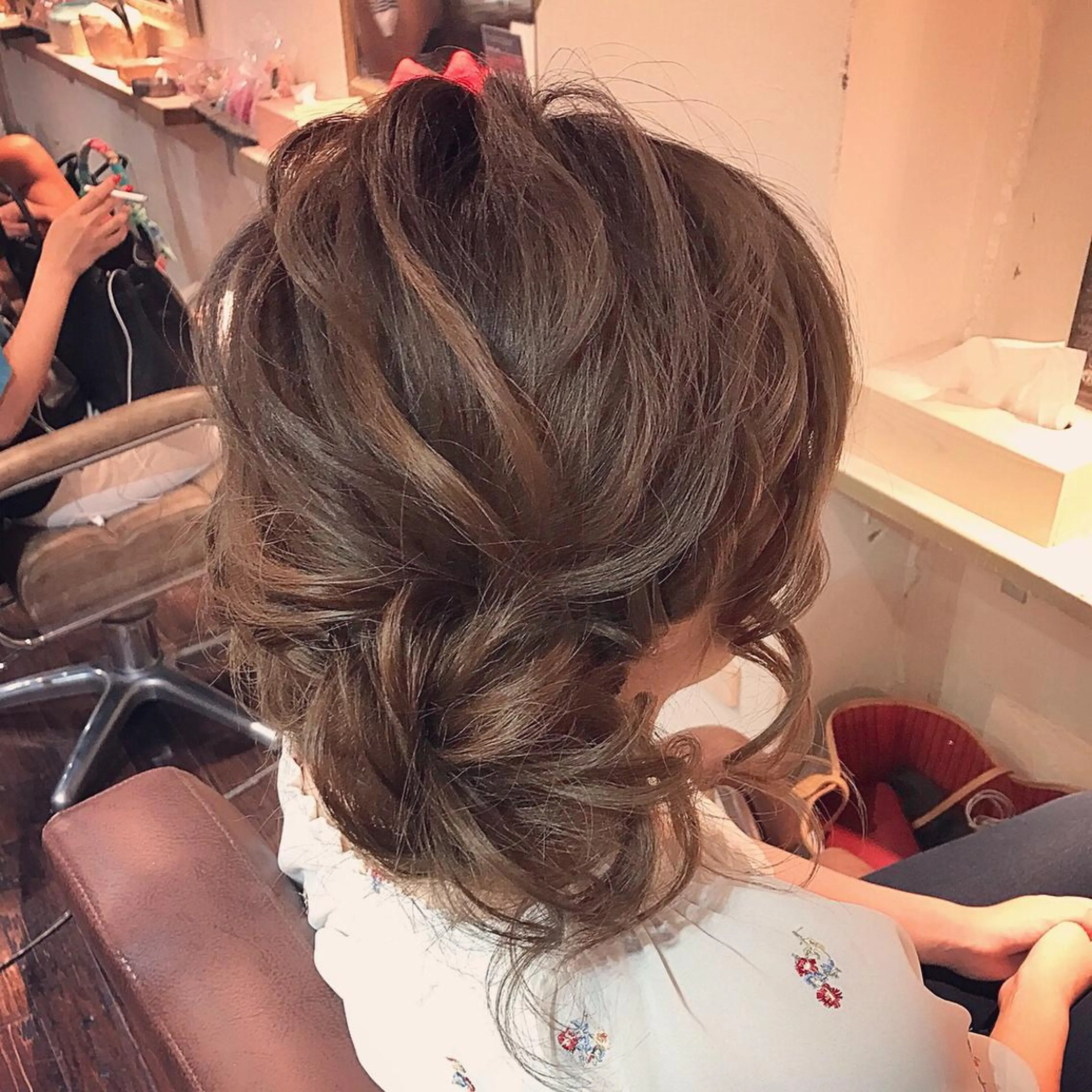 ミディアム ヘアアレンジ 【カメレオン】 上村 祥子のヘアスタイル