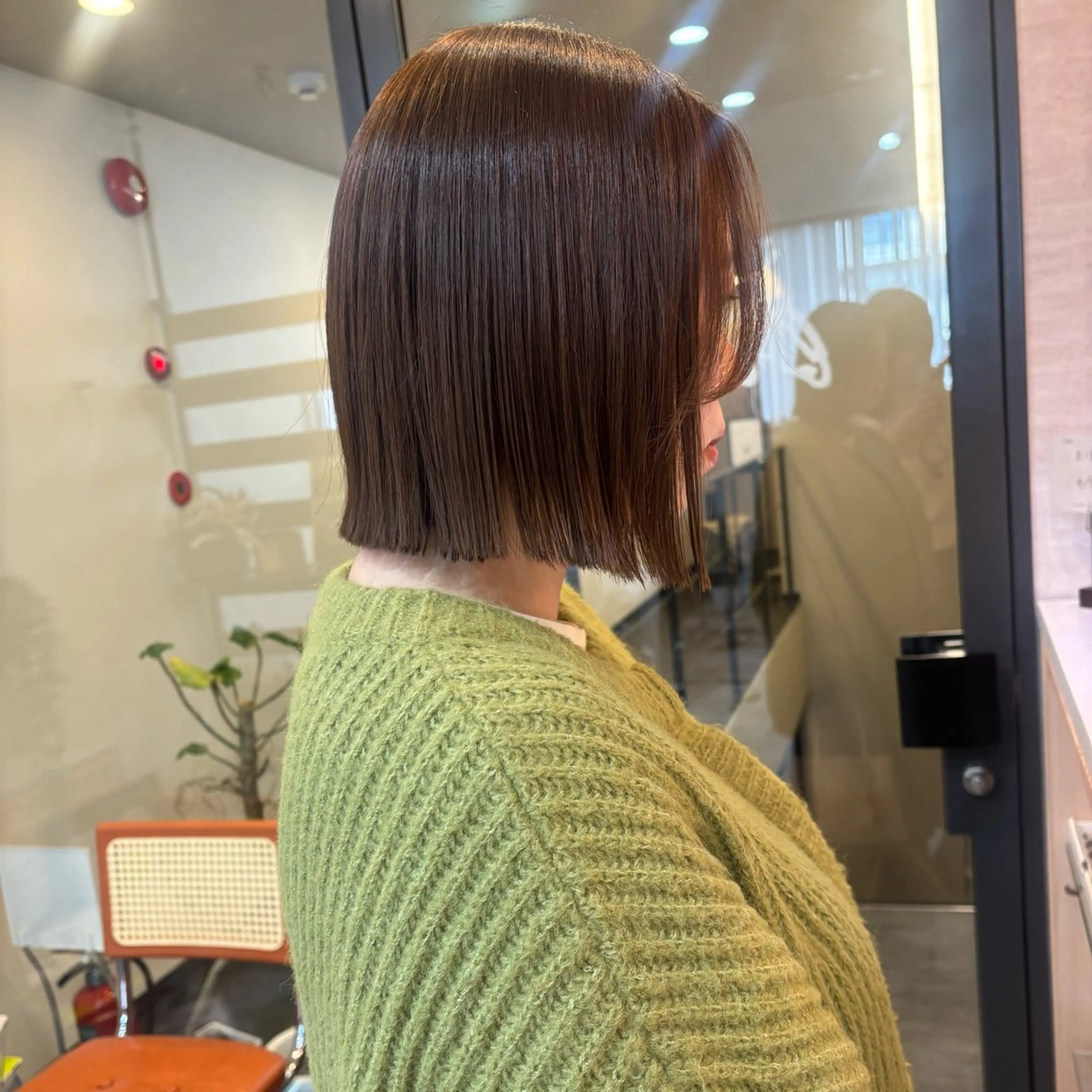 ミディアム 似合わせボブカット/ 髪質改善/細川実知香のヘアスタイル