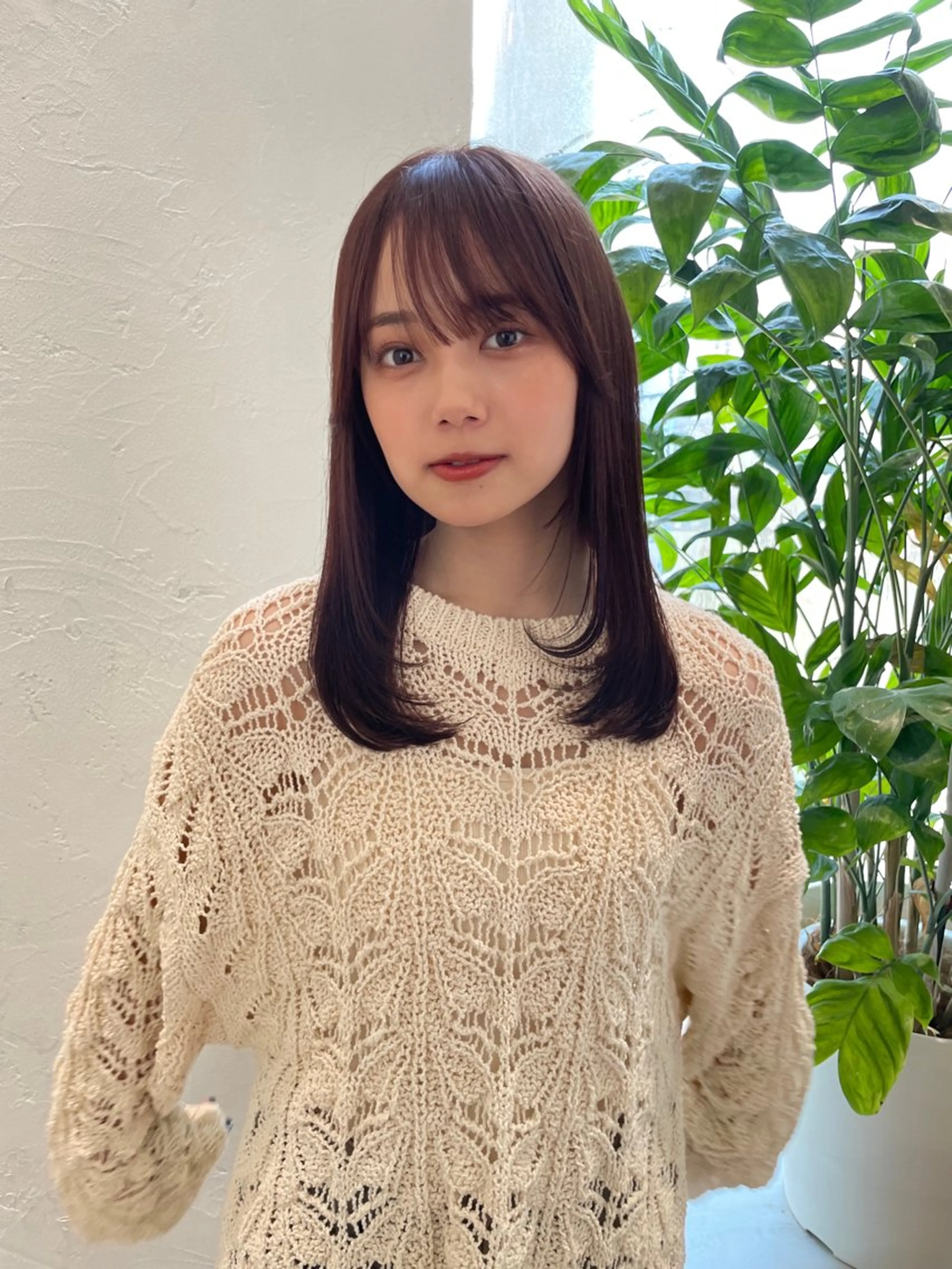 セミロング カラー ヘアカラー トリートメント 内山 湧勝/ メンズ/暖色カラーのヘアスタイル