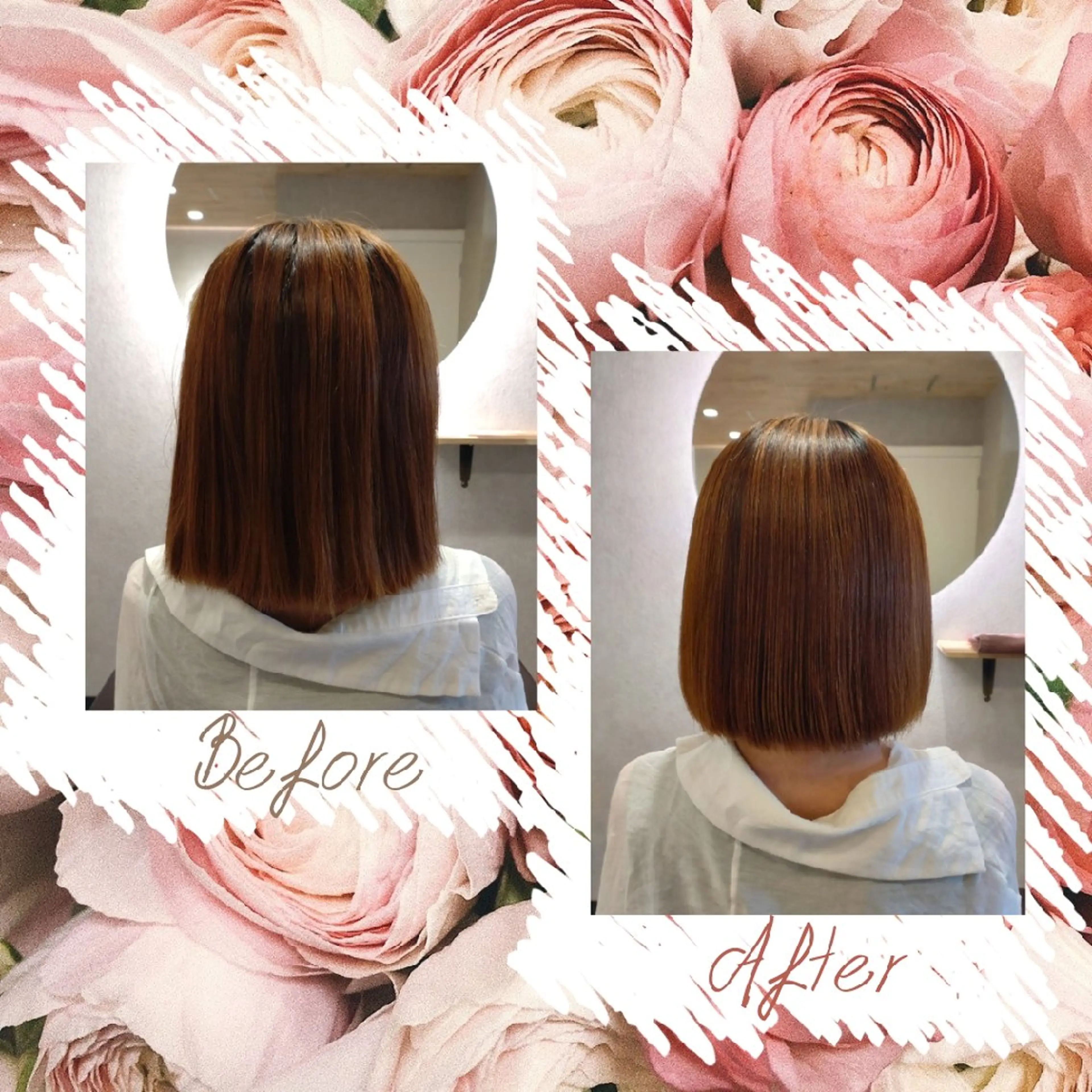 ミディアム GR 髪質改善トリートメント×ヘッドスパ【ジーアール】所属・🌺中村🌺毎日楽し くなる髪をご提案✨のヘアスタイル