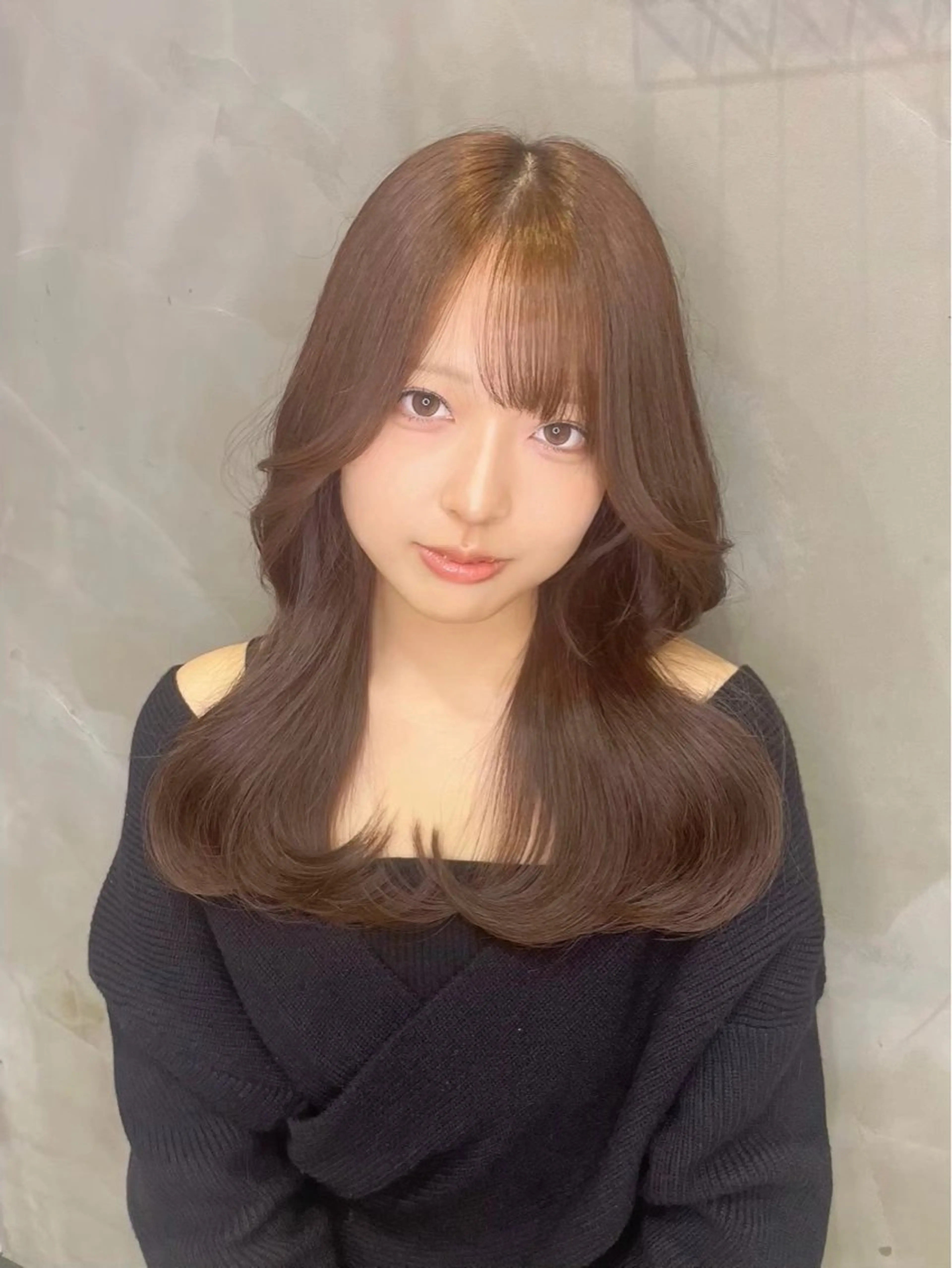 ✂️レディースカット✂️➕🎨髪質改善カラー🎨＋👑オージュアトリートメント👑の募集です✨️✨️の写真