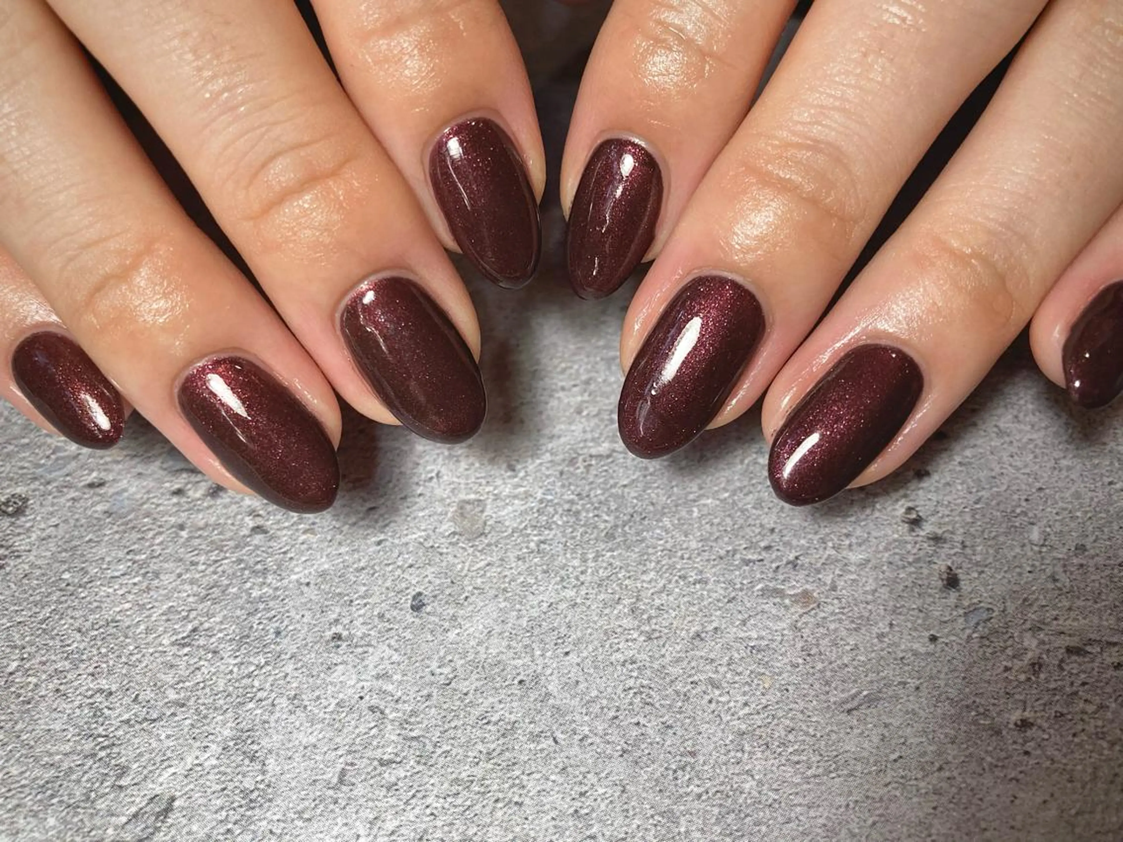 ショート カラー ネイル マツエク・マツパ ハンドネイル illum hicariのネイルデザイン