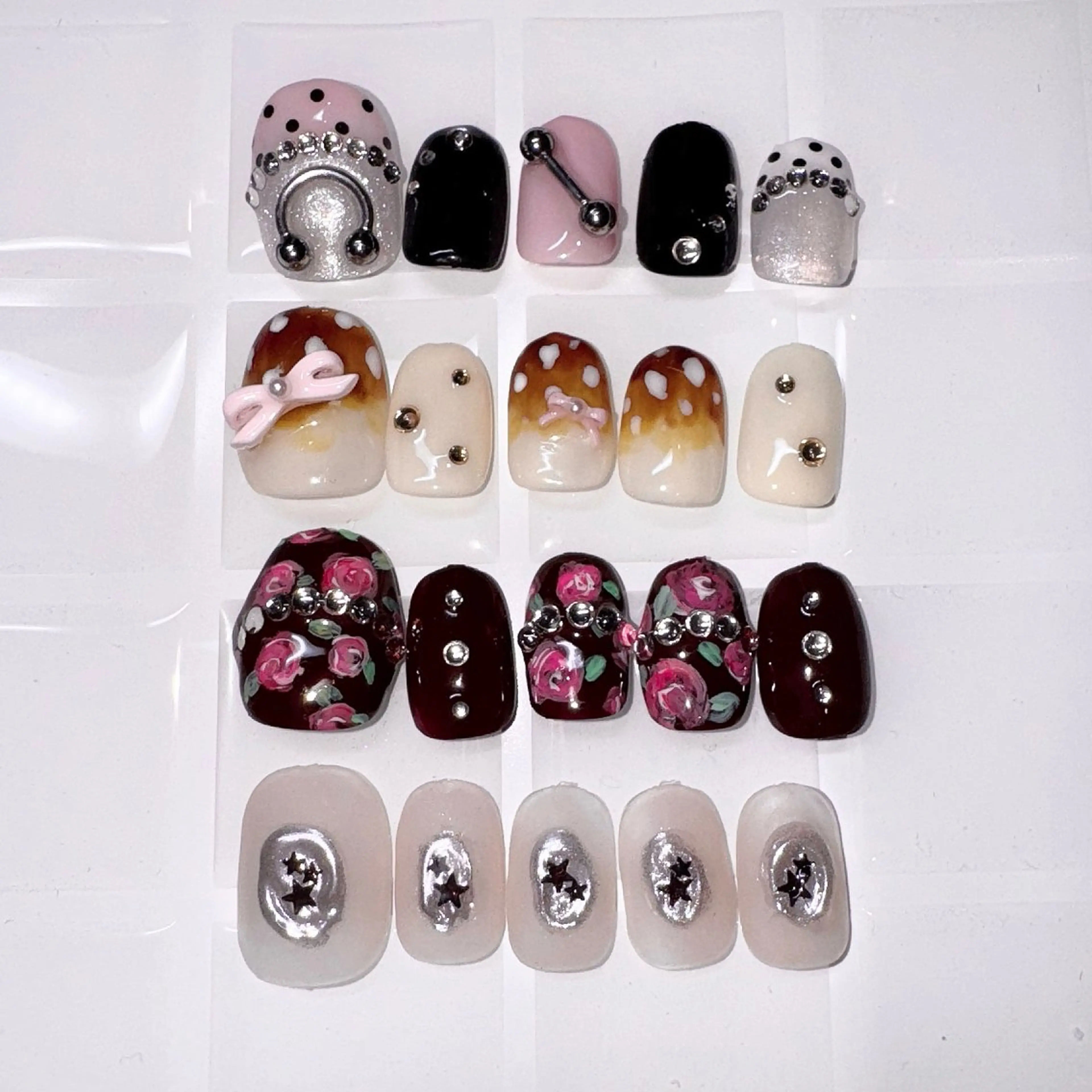 ネイル ハンドネイル RIEKO🍒 ワンホン♡推しネイルのネイルデザイン