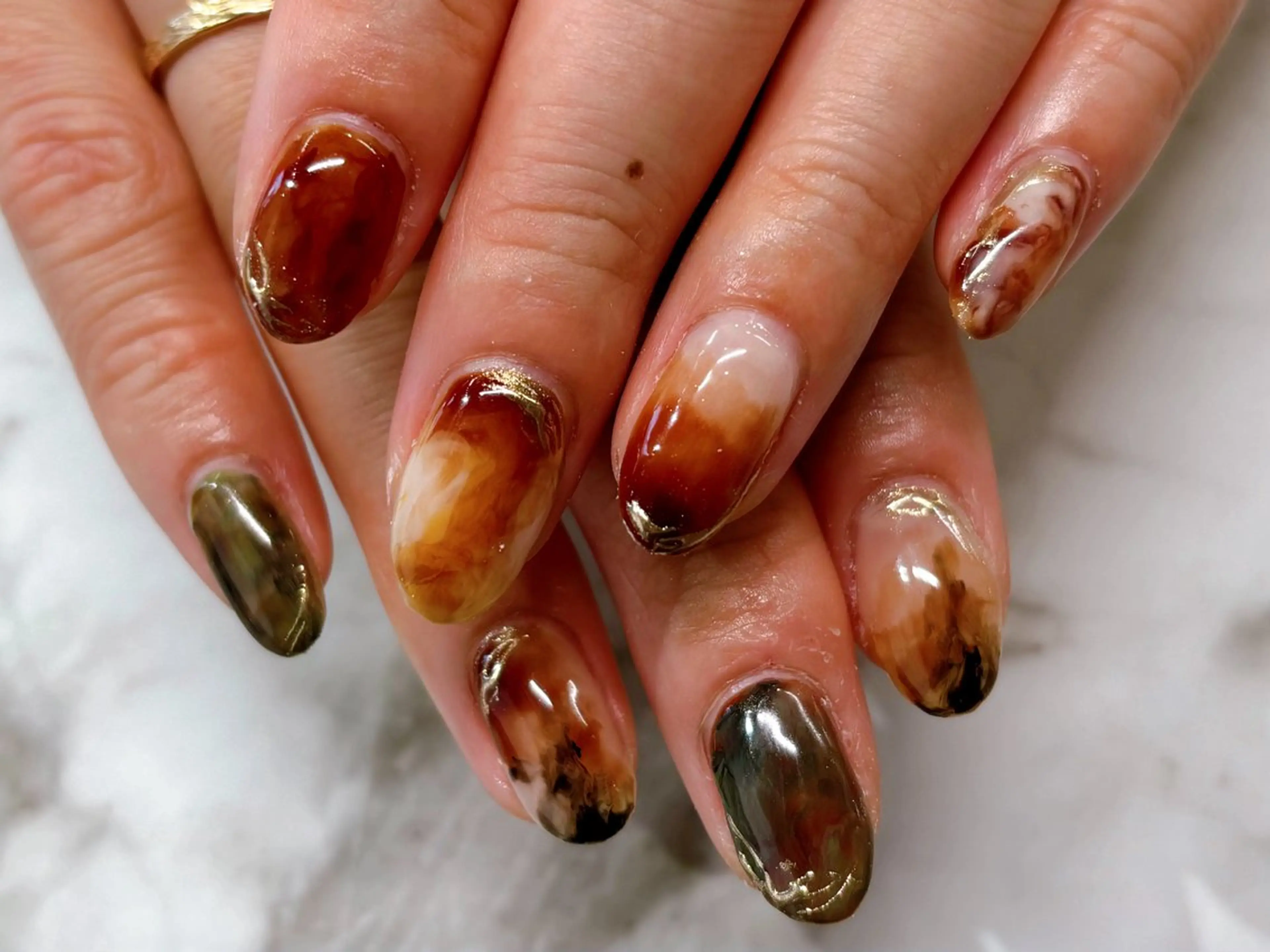 ネイル ハンドネイル Lani🌈Nail Konatsuのネイルデザイン