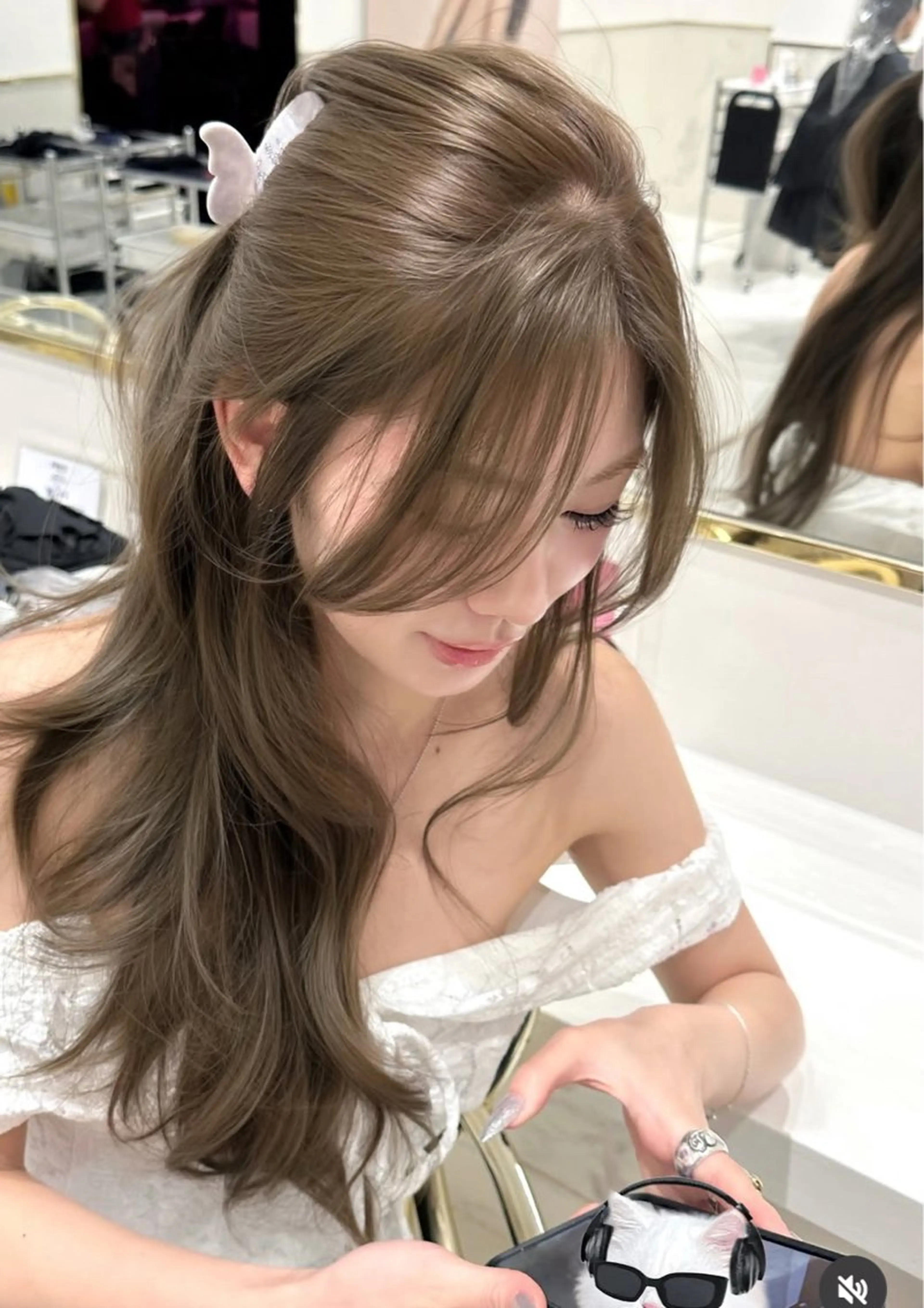 ブリーチなしダブルカラー（ライトニングWカラー）+トリートメントの写真