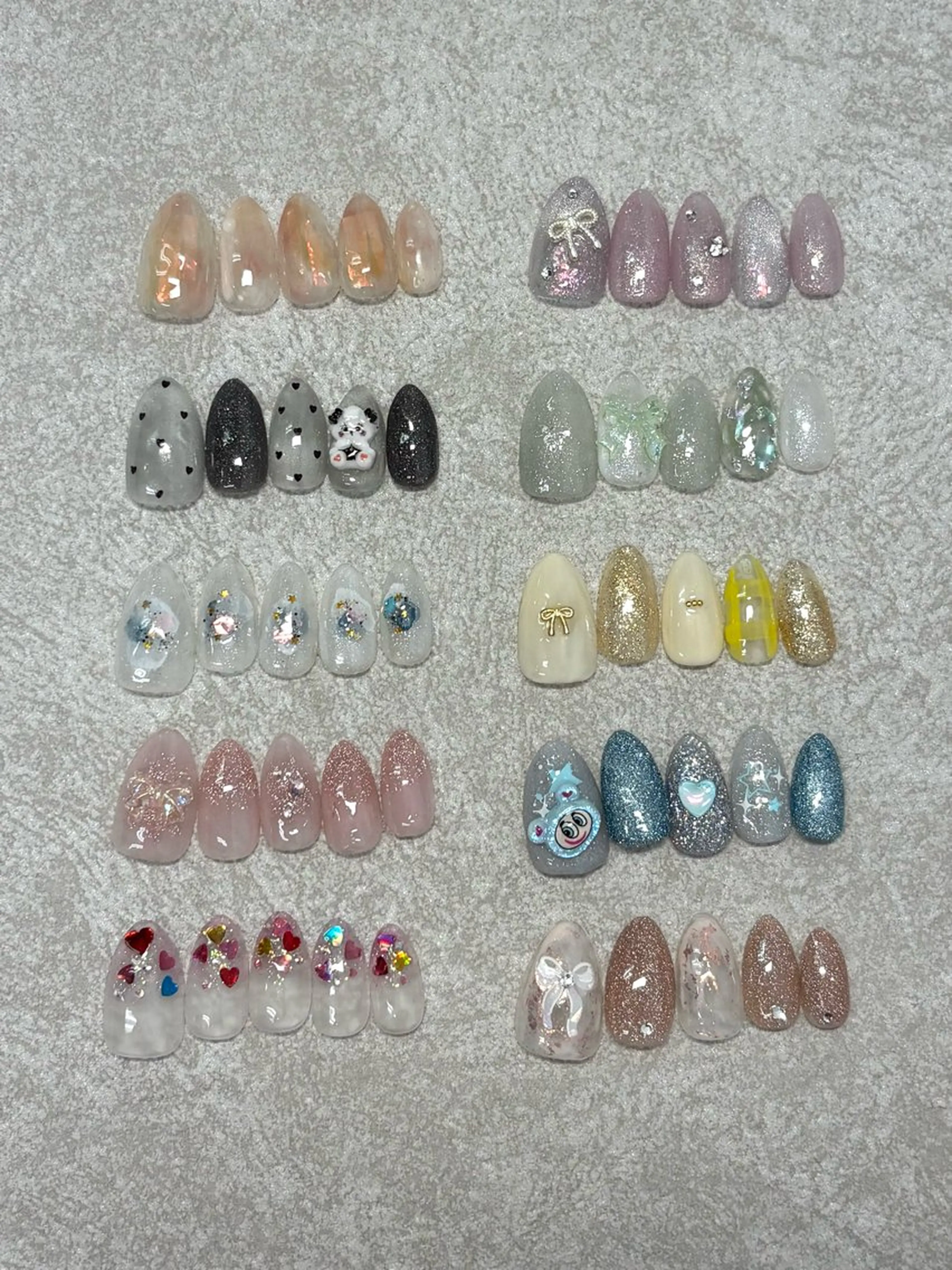 ネイル ドット フラッシュネイル ハンドネイル フットネイル Nailsalon mui.所属・中家 亜紗子のネイルデザイン