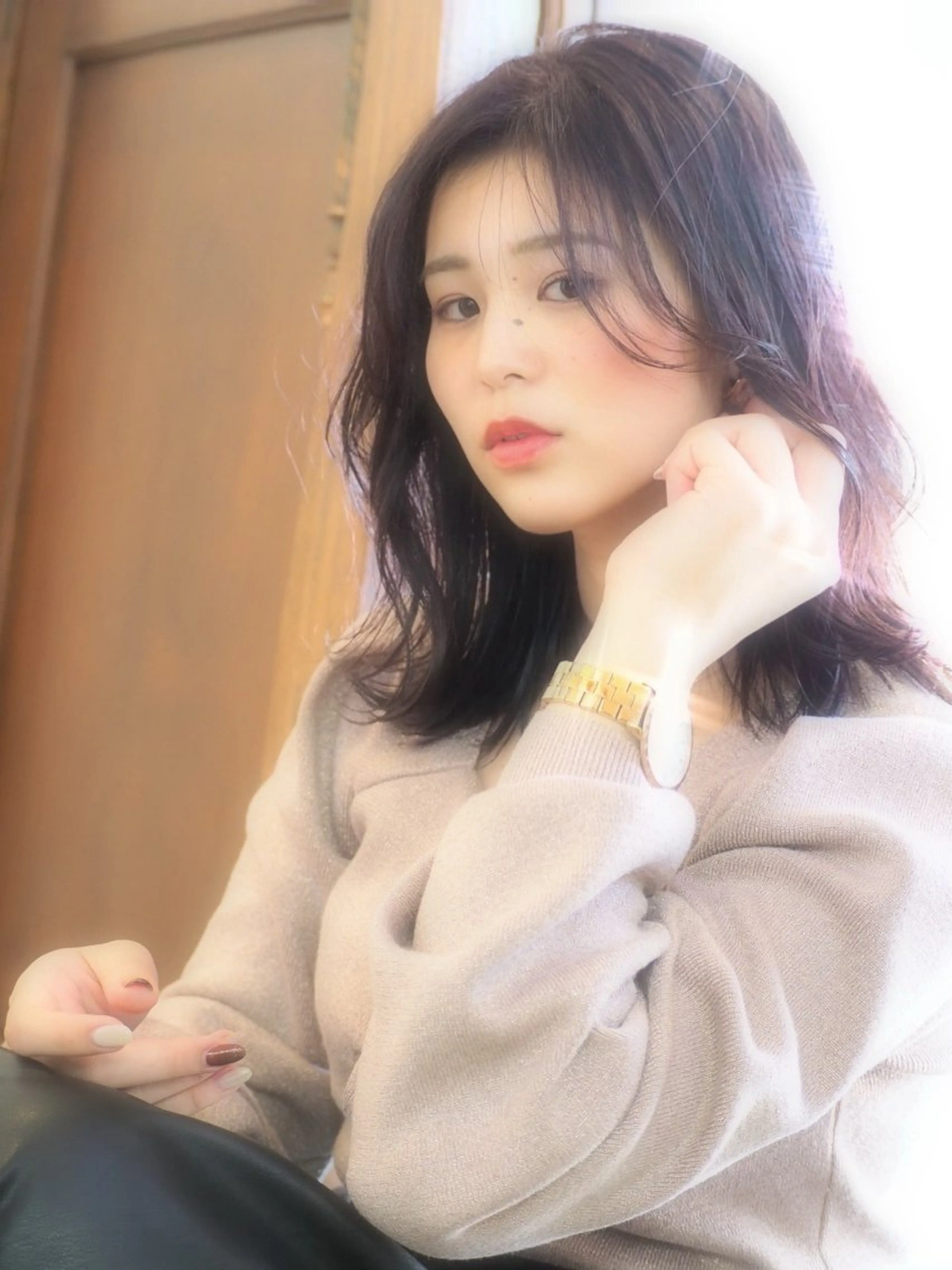 ミディアム カラー カット ヘアカラー grand juteのヘアスタイル