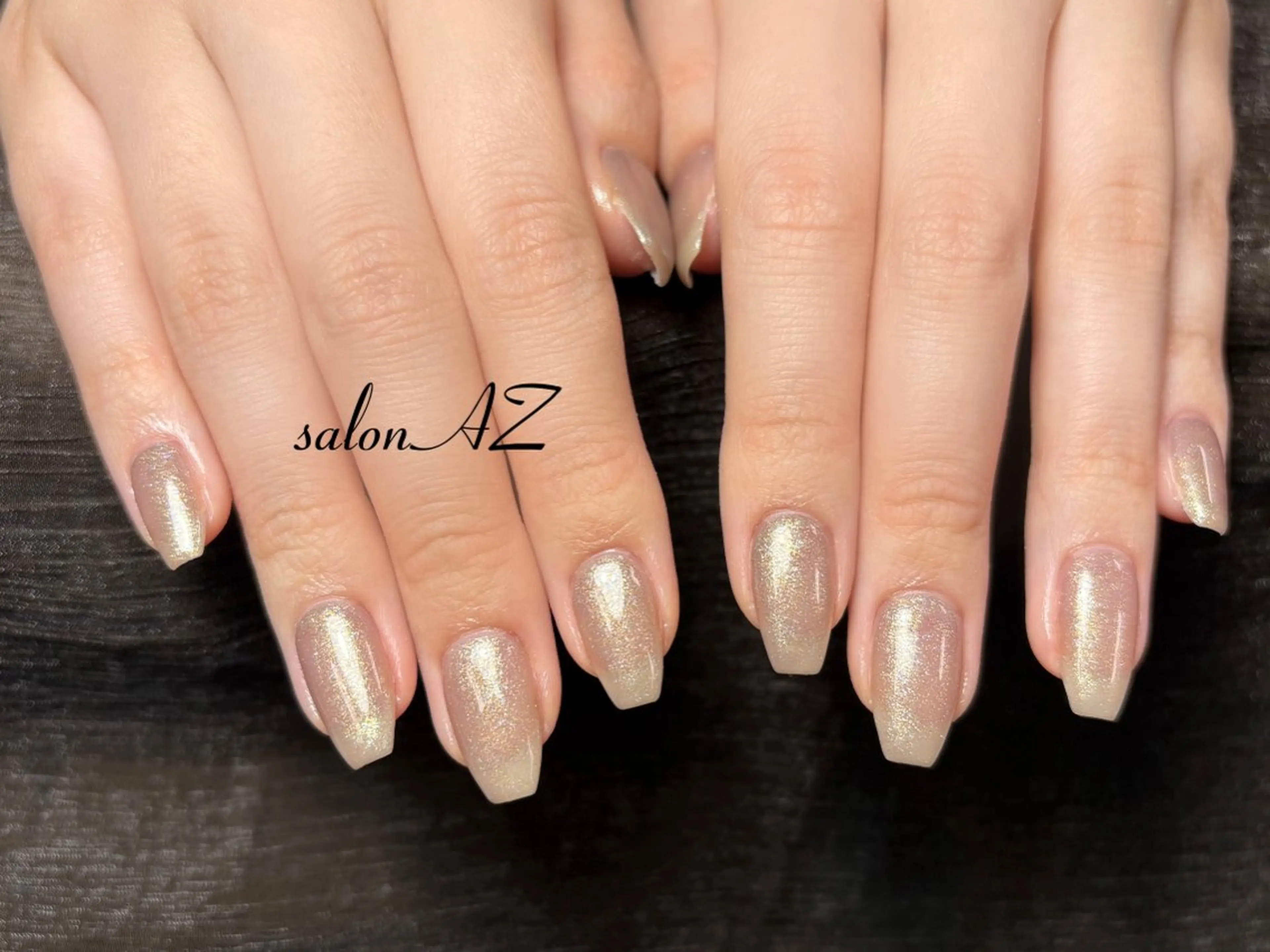 ネイル 長さ出し フットネイル フレンチネイル マグネットネイル ニュアンスネイル ハンドネイル salon AZのネイルデザイン