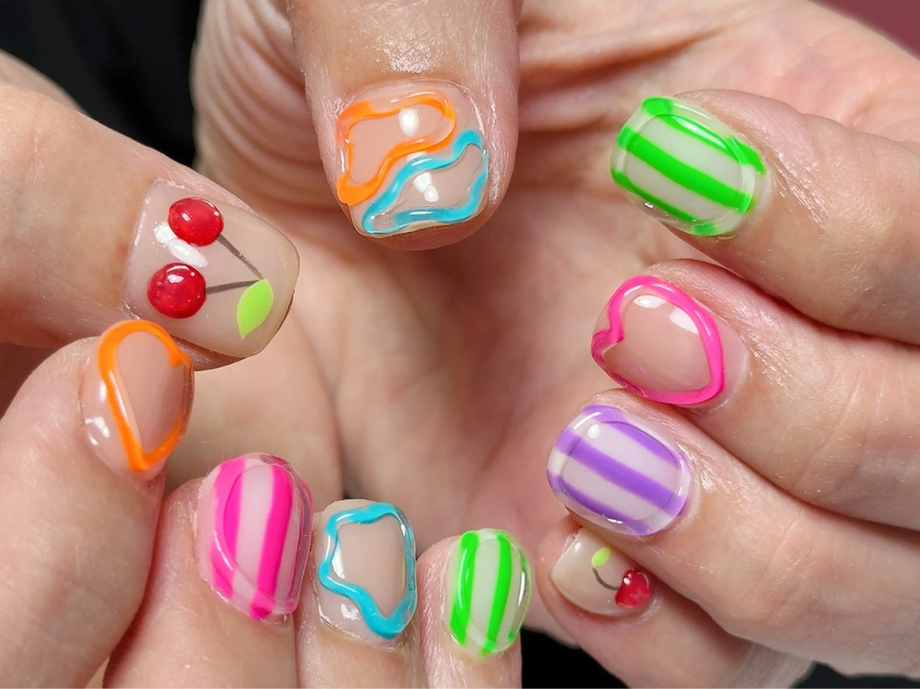 ネイル ハンドネイル Nail Atelier IamI所属・アイアムアイ 大村磨衣のネイルデザイン