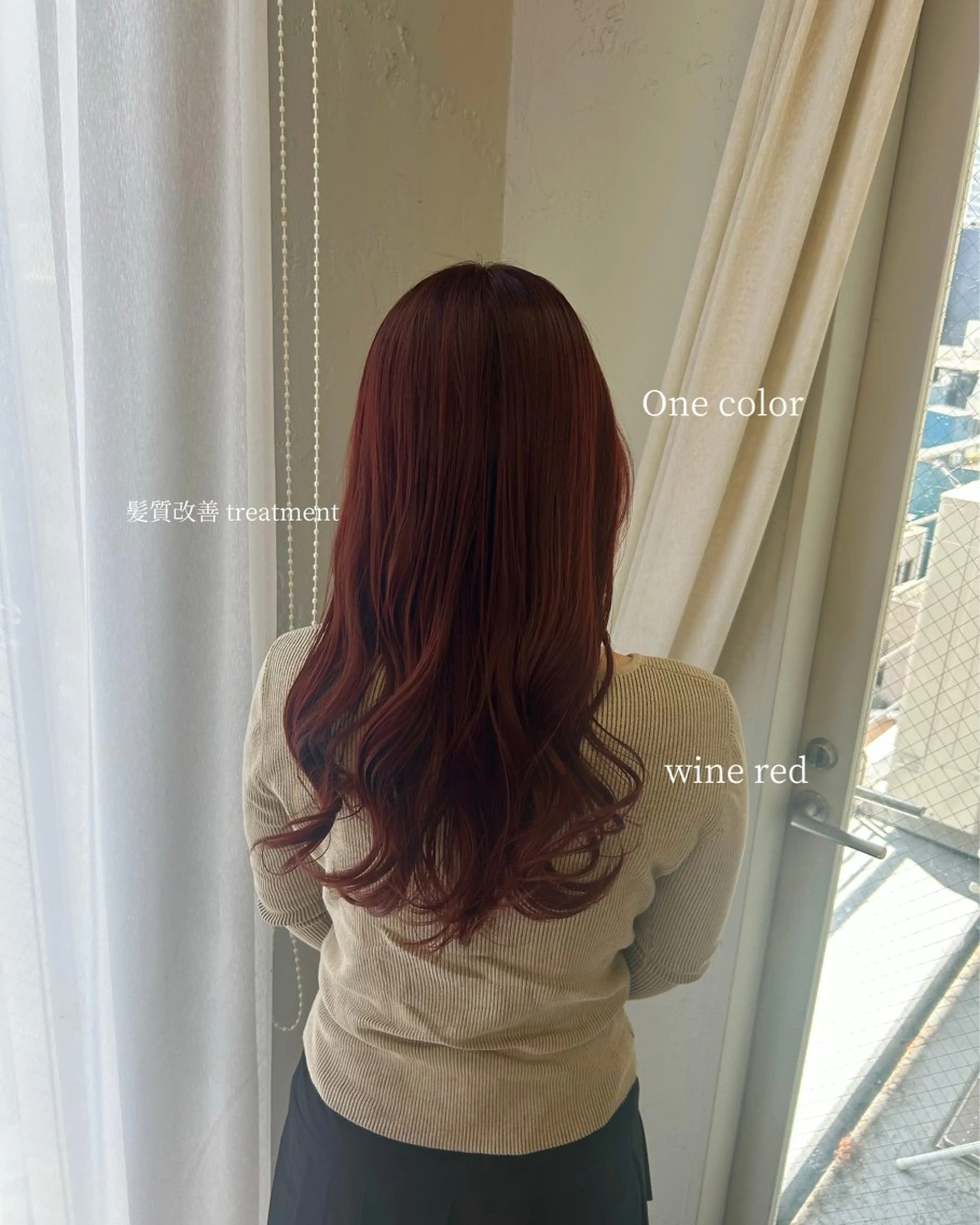 ロング カラー aoi/暖色カラー/ プツッとボブ🎀のヘアスタイル