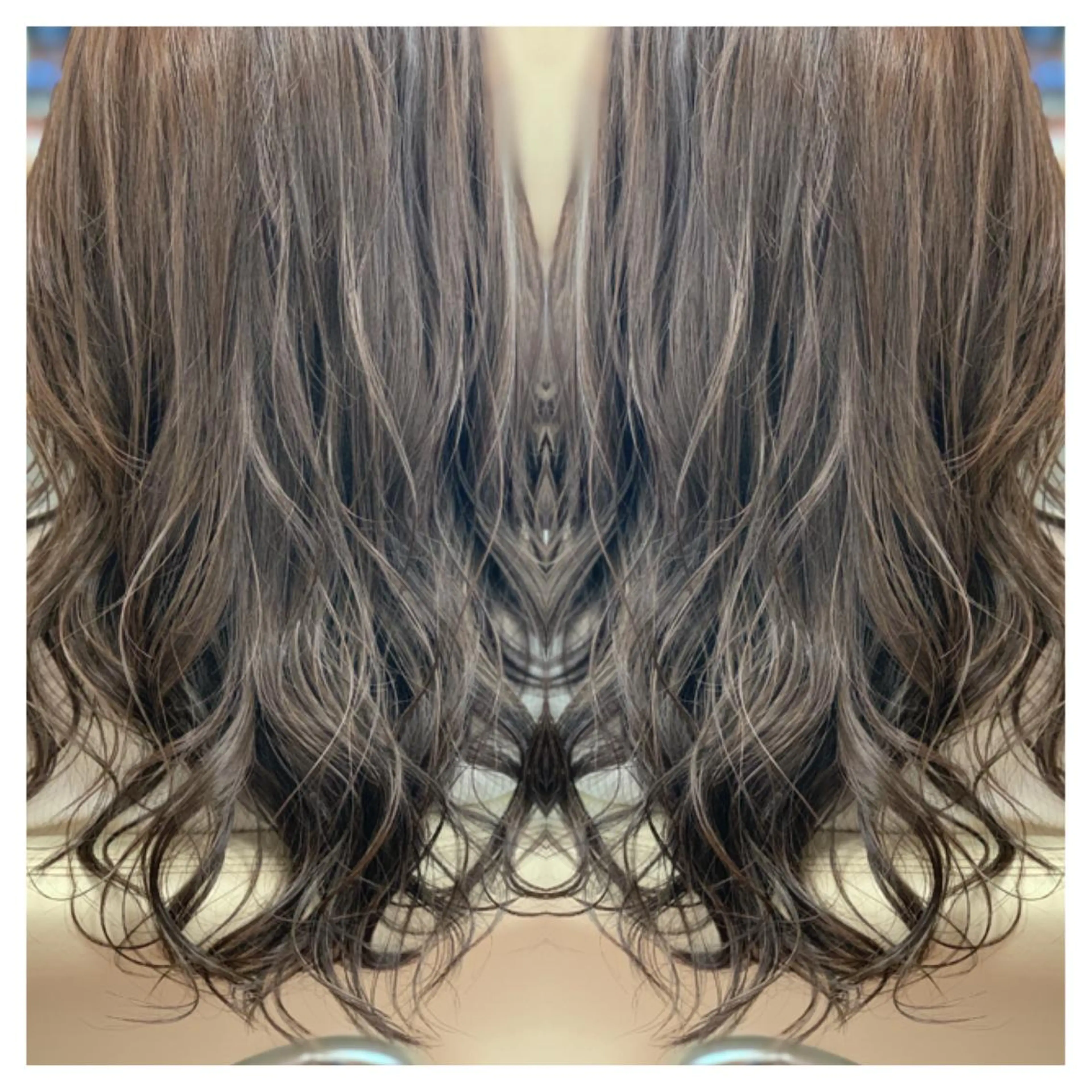 セミロング カラー ハイライトカラー 外国人風カラー ハイライト LOPEZ LAB所属・🦁LOPEZLAB /RUNA🌙のヘアスタイル