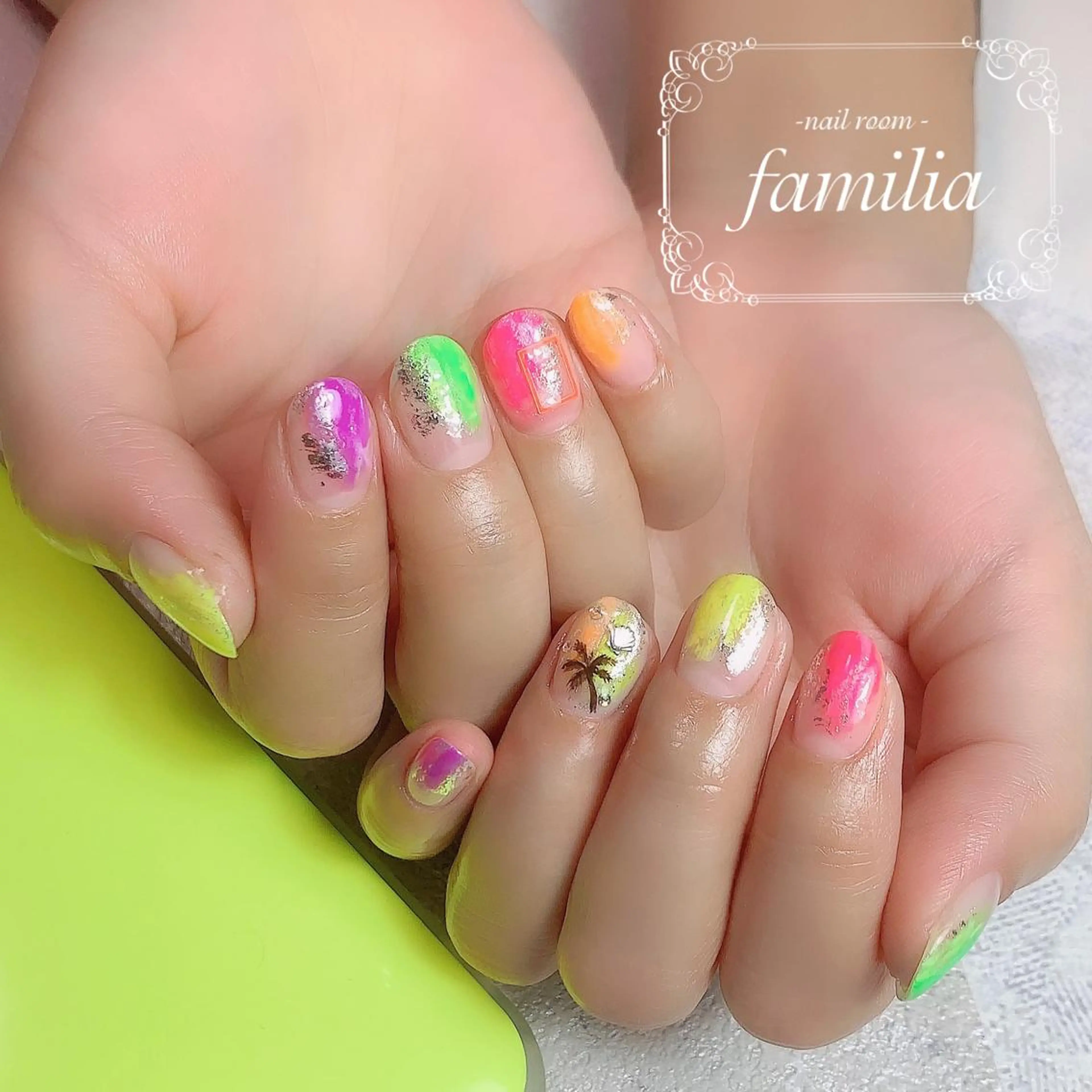 ネイル アートネイル フレンチネイル -nailroom- familiaのネイルデザイン