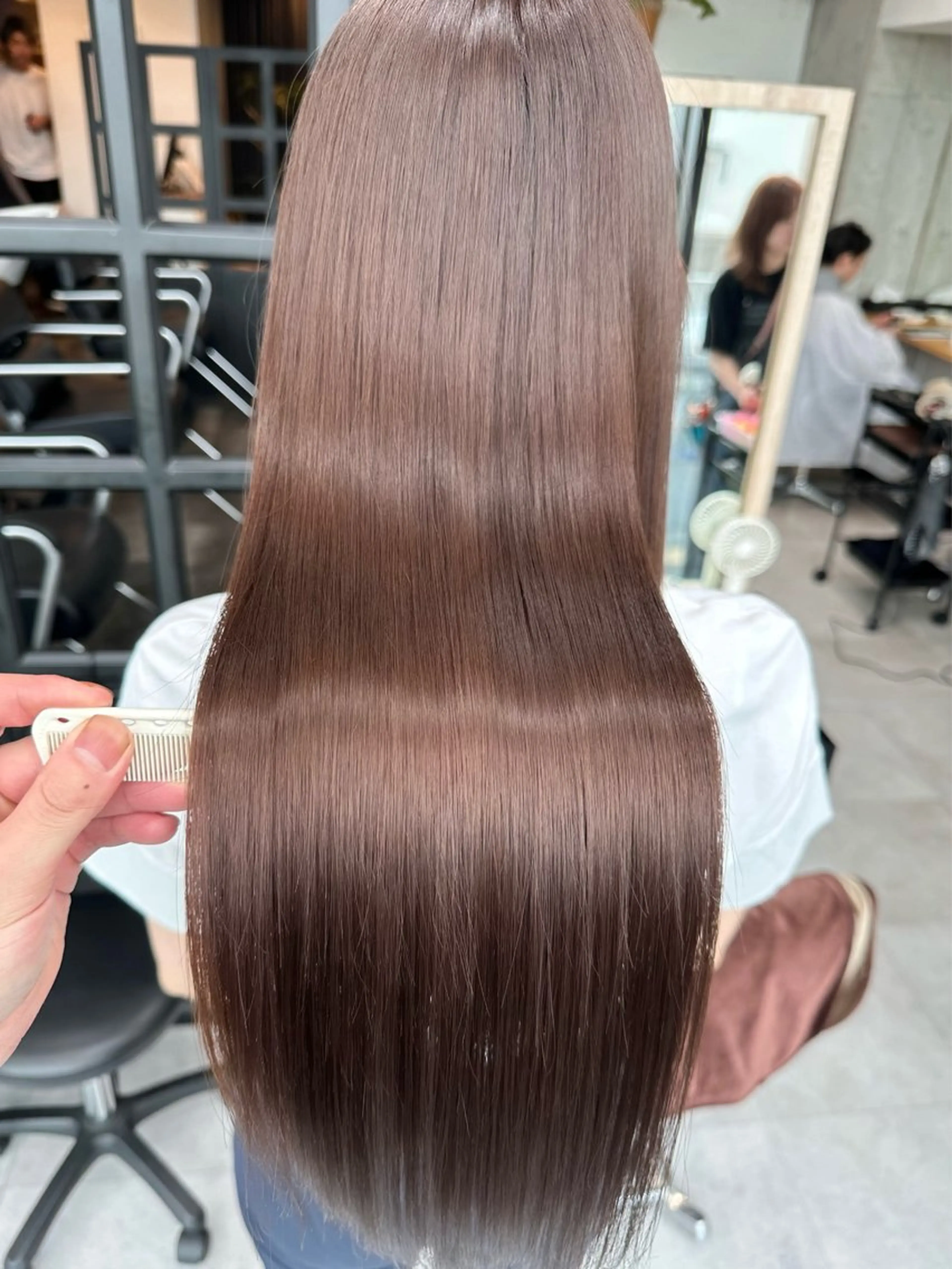 セミロング ✨透明感カラー 恵比寿HAYATO✨のヘアスタイル