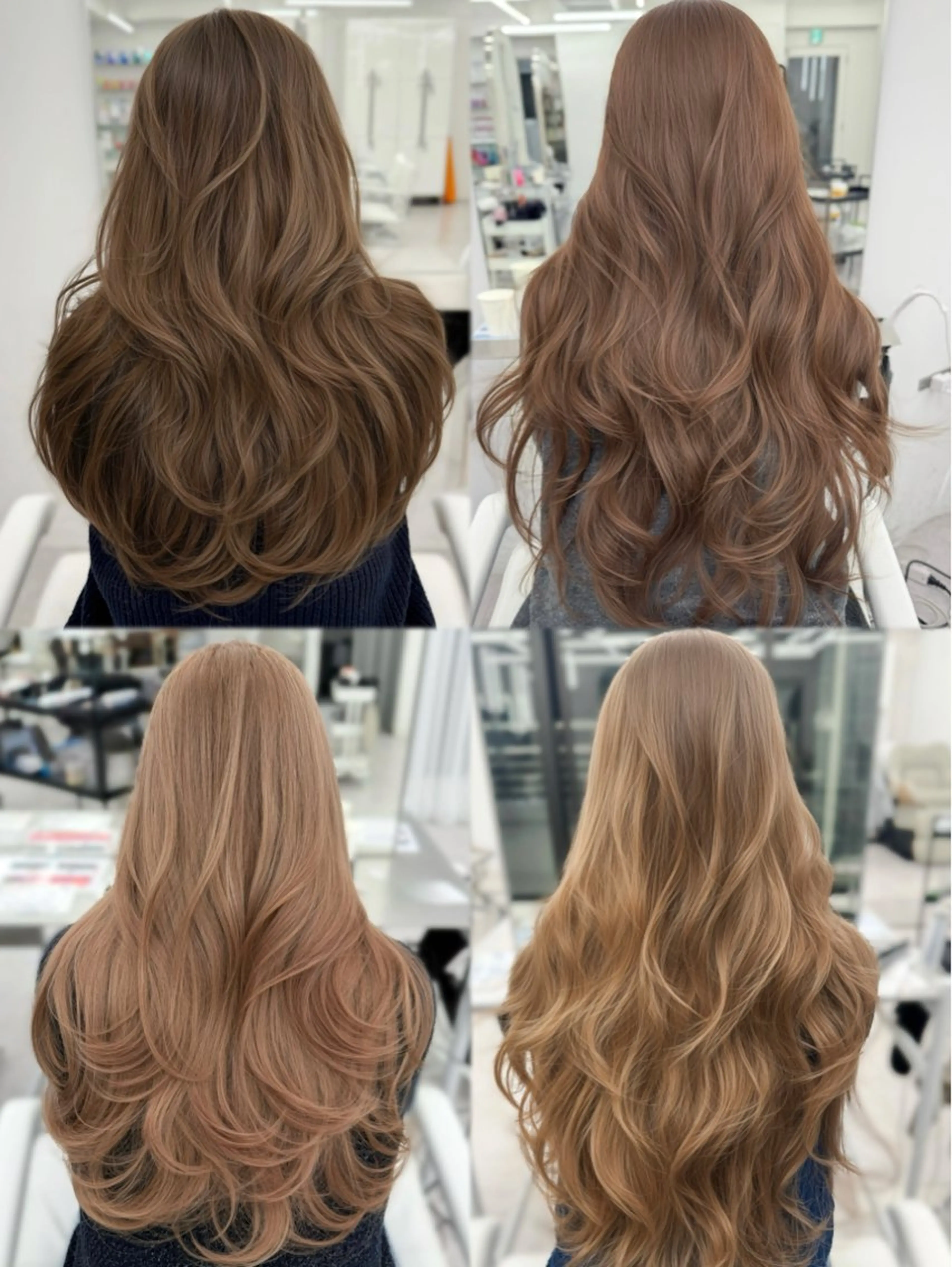 ロング カラー 顔まわりの神様✨ 透明感カラー藤嶋秀幸のヘアスタイル