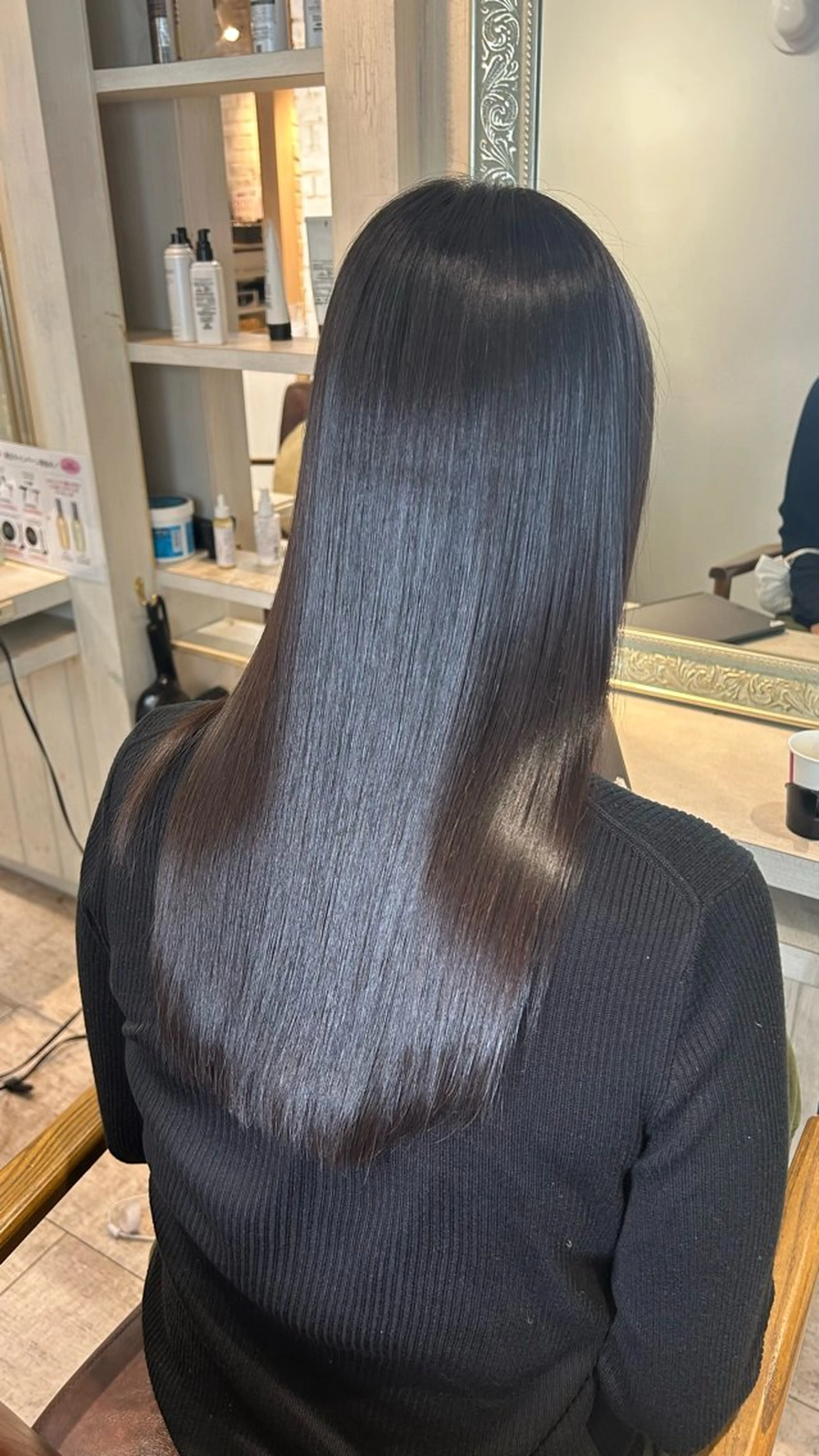 ロング カット 縮毛矯正 トリートメント grow恵比寿所属・Ogane Mikotoのヘアスタイル