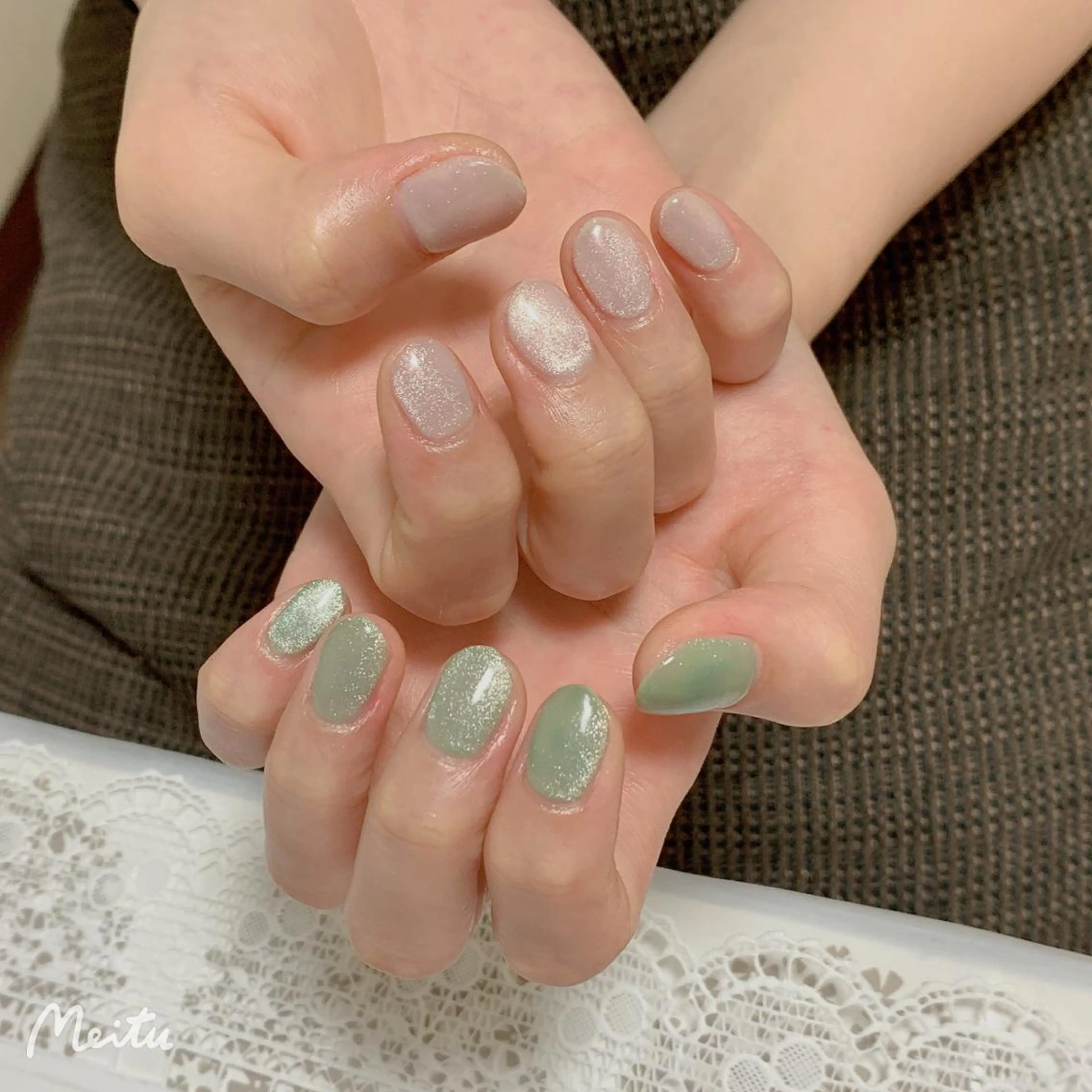 ネイル マグネットネイル 林 ✨syousyouのネイルデザイン