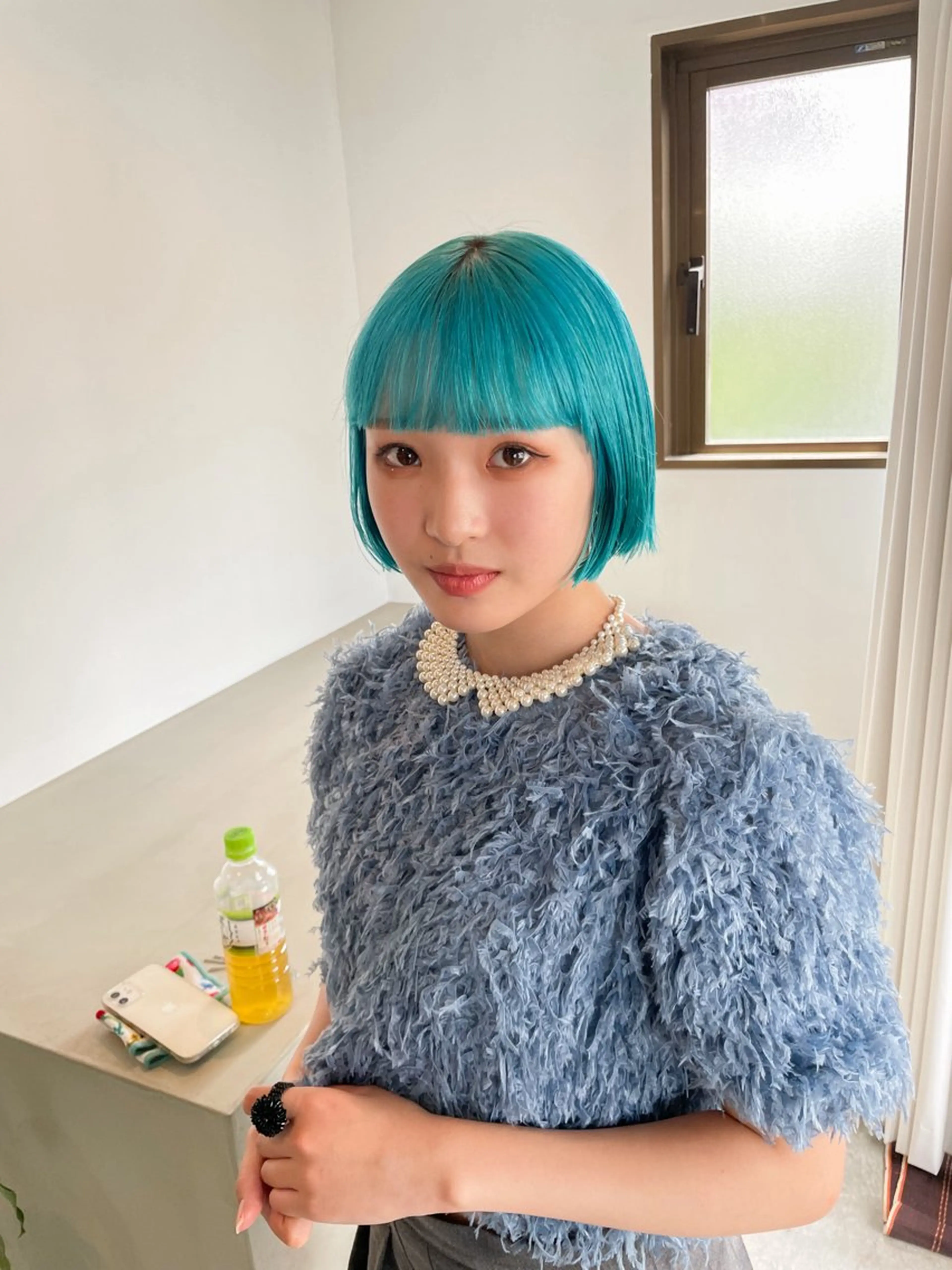 ショート カラー ボブ ワイドバング カット ヘアカラー Takuma Suzuki中目黒のヘアスタイル