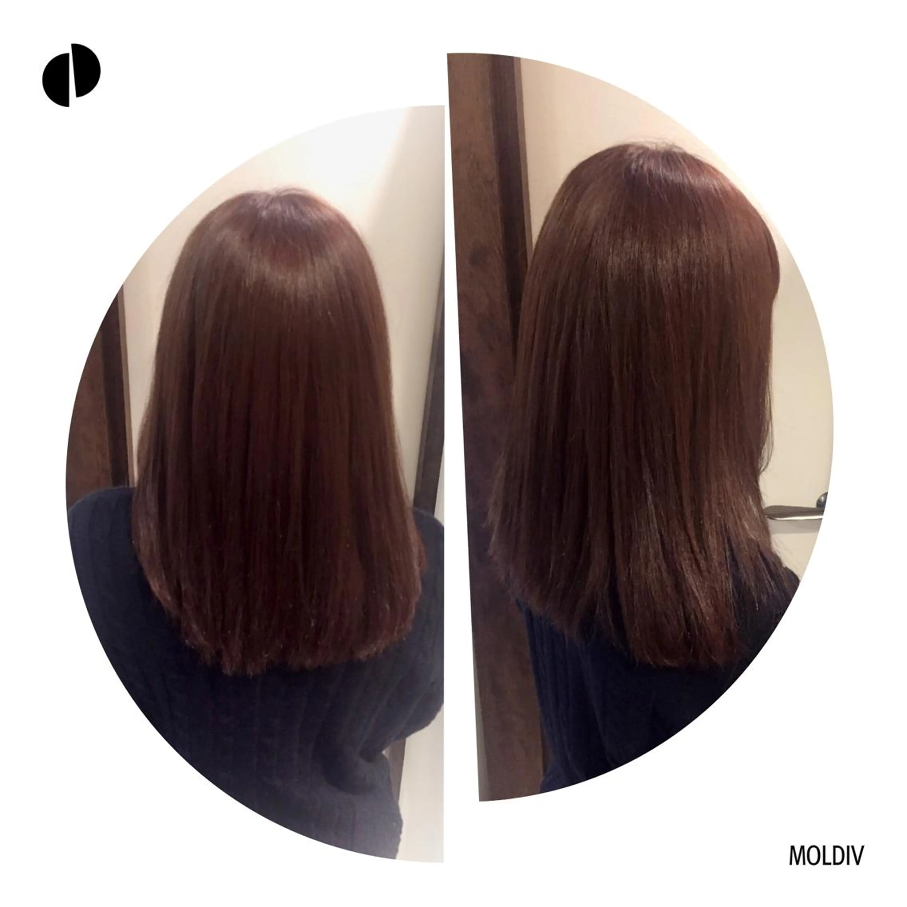 セミロング ロング カラー ブラウンカラー ピンクカラー ピンクブラウン ✨縮毛矯正✨髪質改善 ナカシマ ユミのヘアスタイル