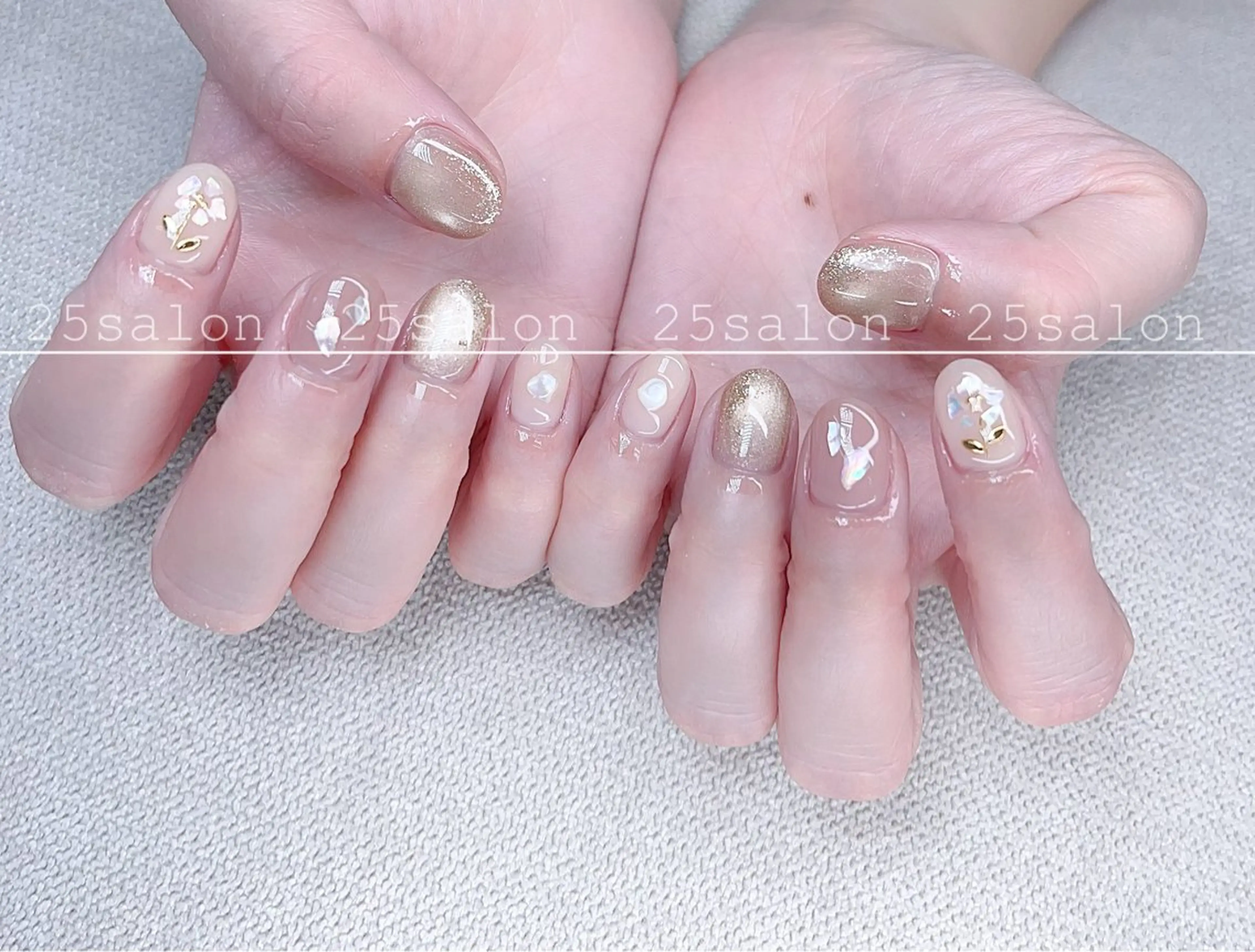 ネイル ジェルネイル 韓国ネイル ニュアンスネイル パラジェル ワンホンネイル 2 5のマツエク・マツパデザイン