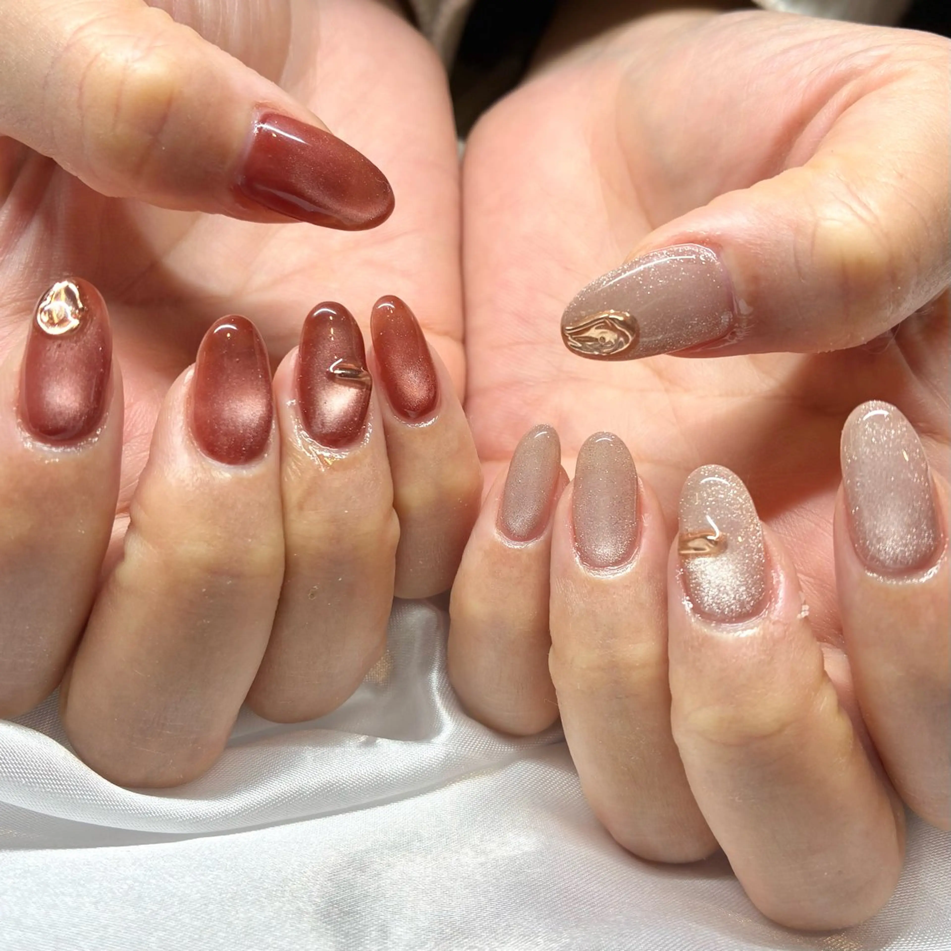 ネイル ハンドネイル Nail ヌシん家 AKANEのネイルデザイン