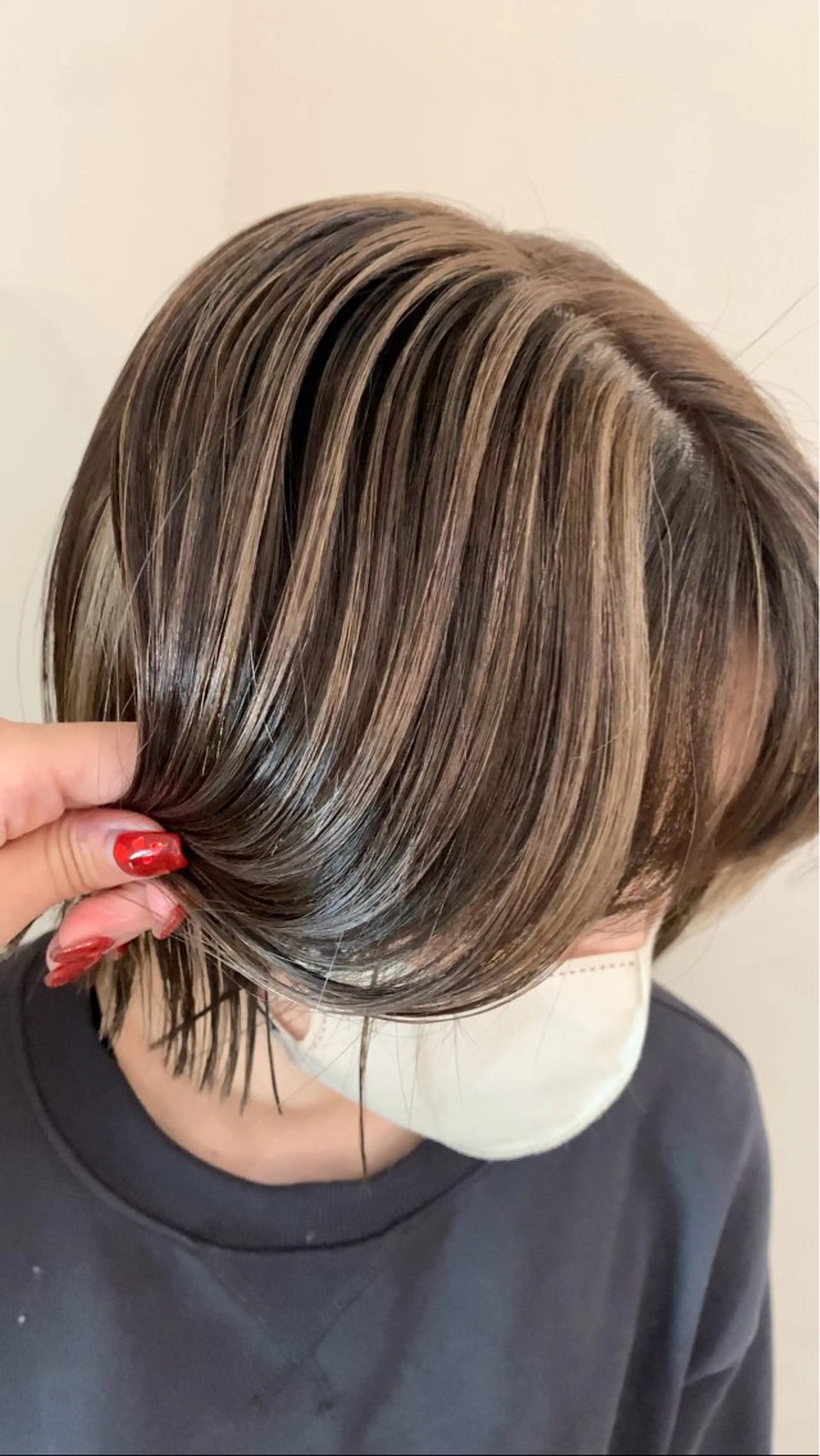 ミディアム カラー 松田 まつだのヘアスタイル