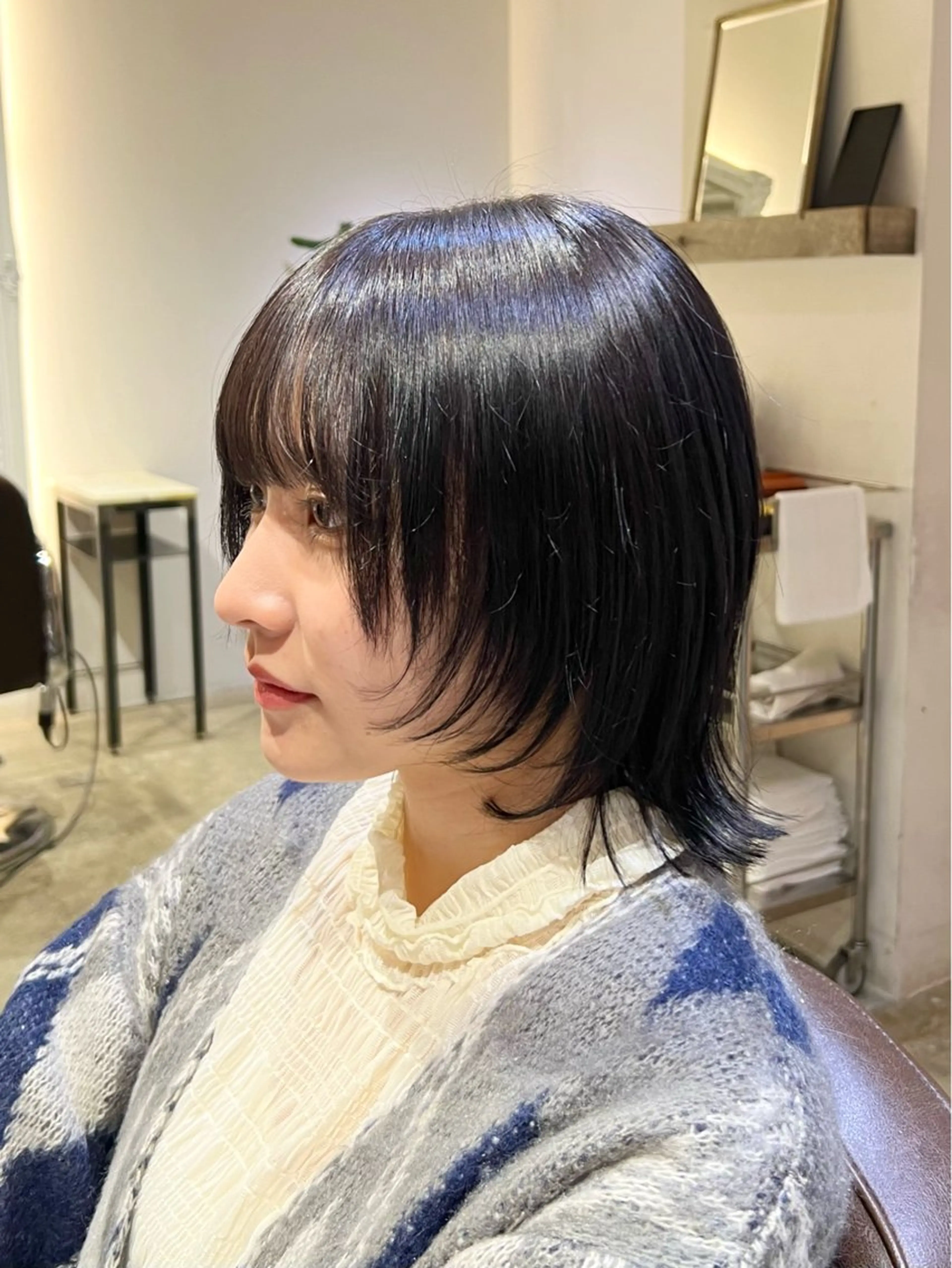 ショート カラー カット ヘアカラー トリートメント FERiCIA所属・ウルフカット/ 今川尚睦のヘアスタイル