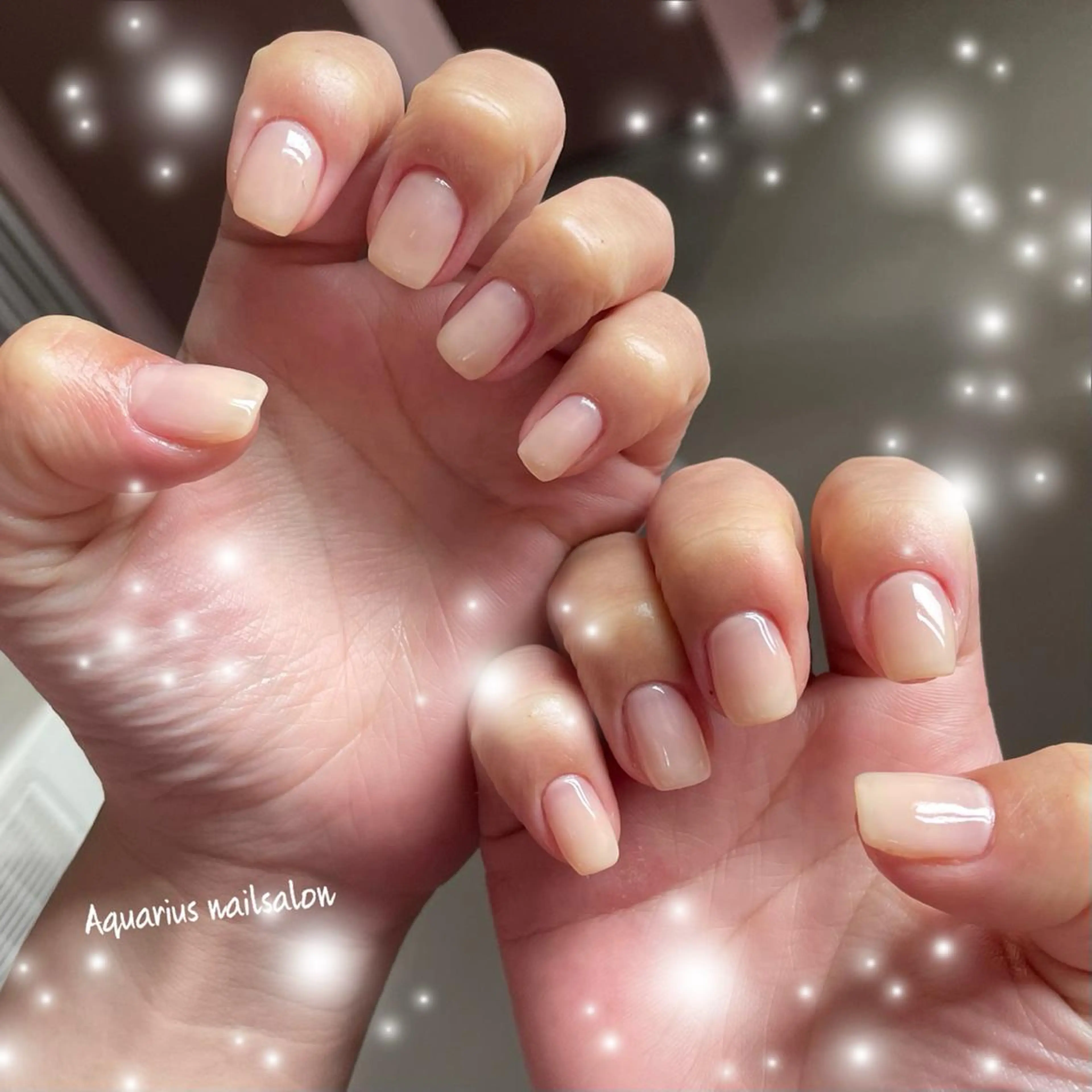 ネイル ワンカラーネイル 奥園 良恵のネイルデザイン