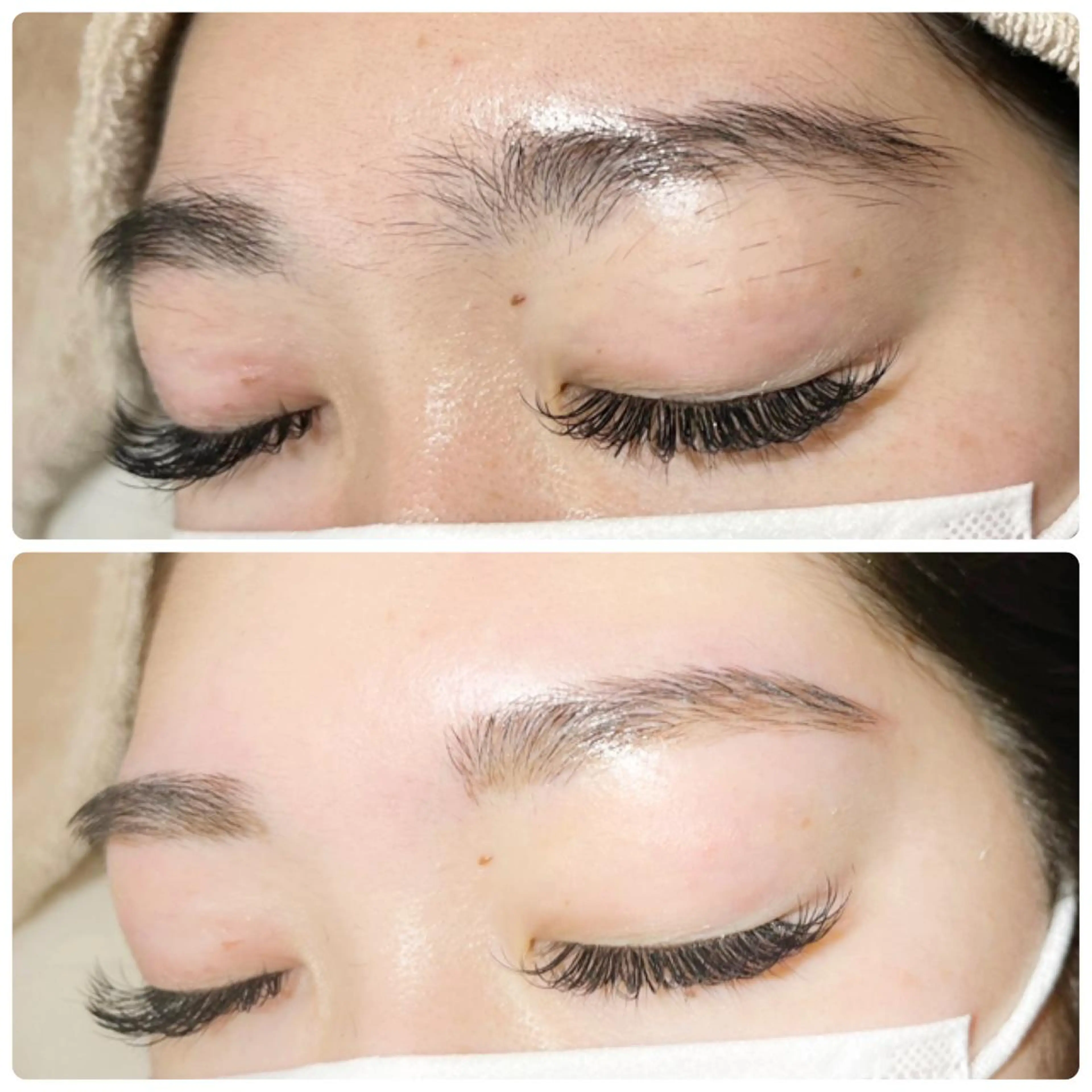 アイブロウ 眉毛ワックス脱毛 長沼 涼のマツエク・マツパデザイン