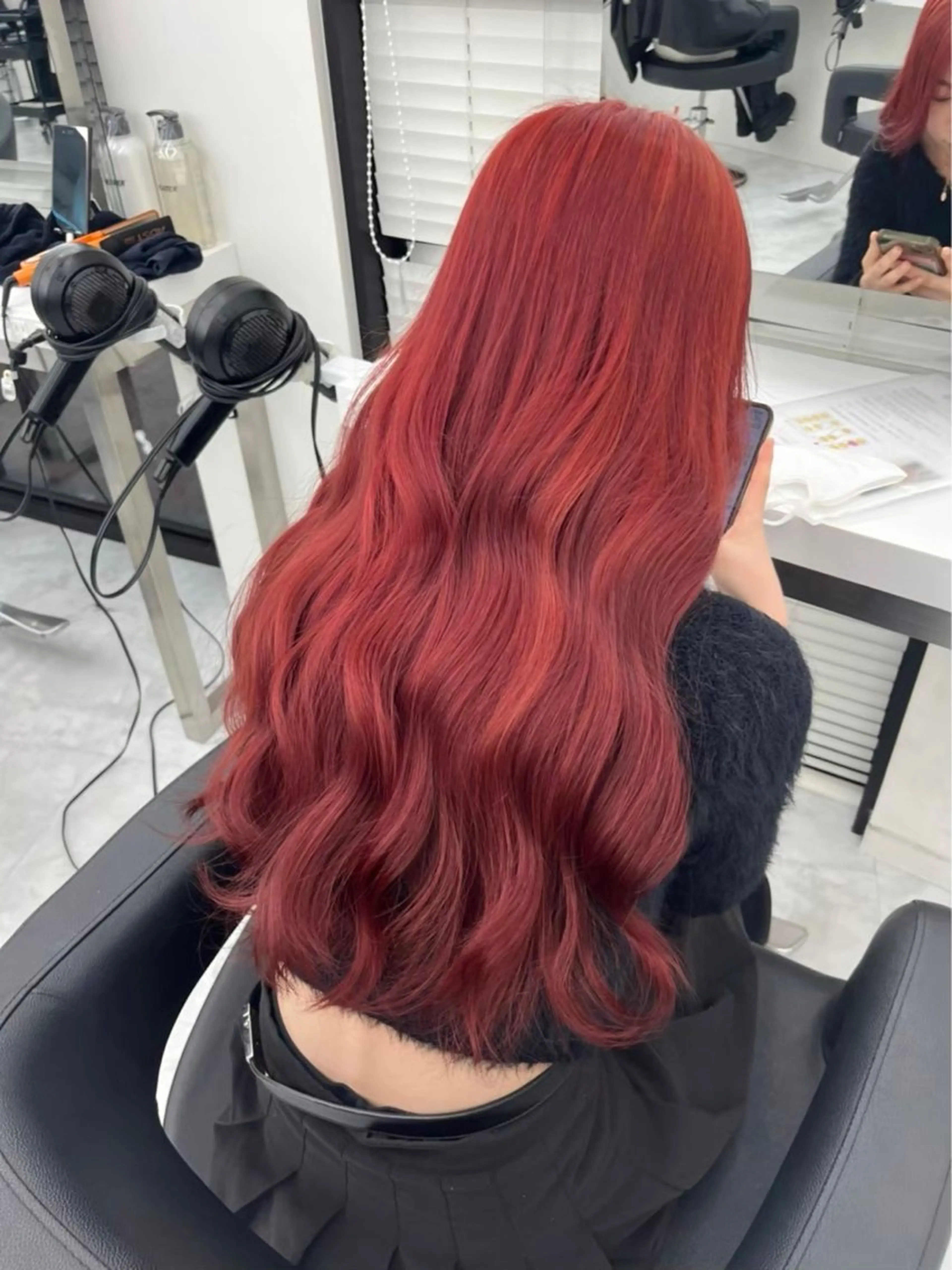 ロング カラー ヘアカラー ヘッドスパ ヘアセット 🫧韓国風透明感 ヘア🫧towaのヘアスタイル