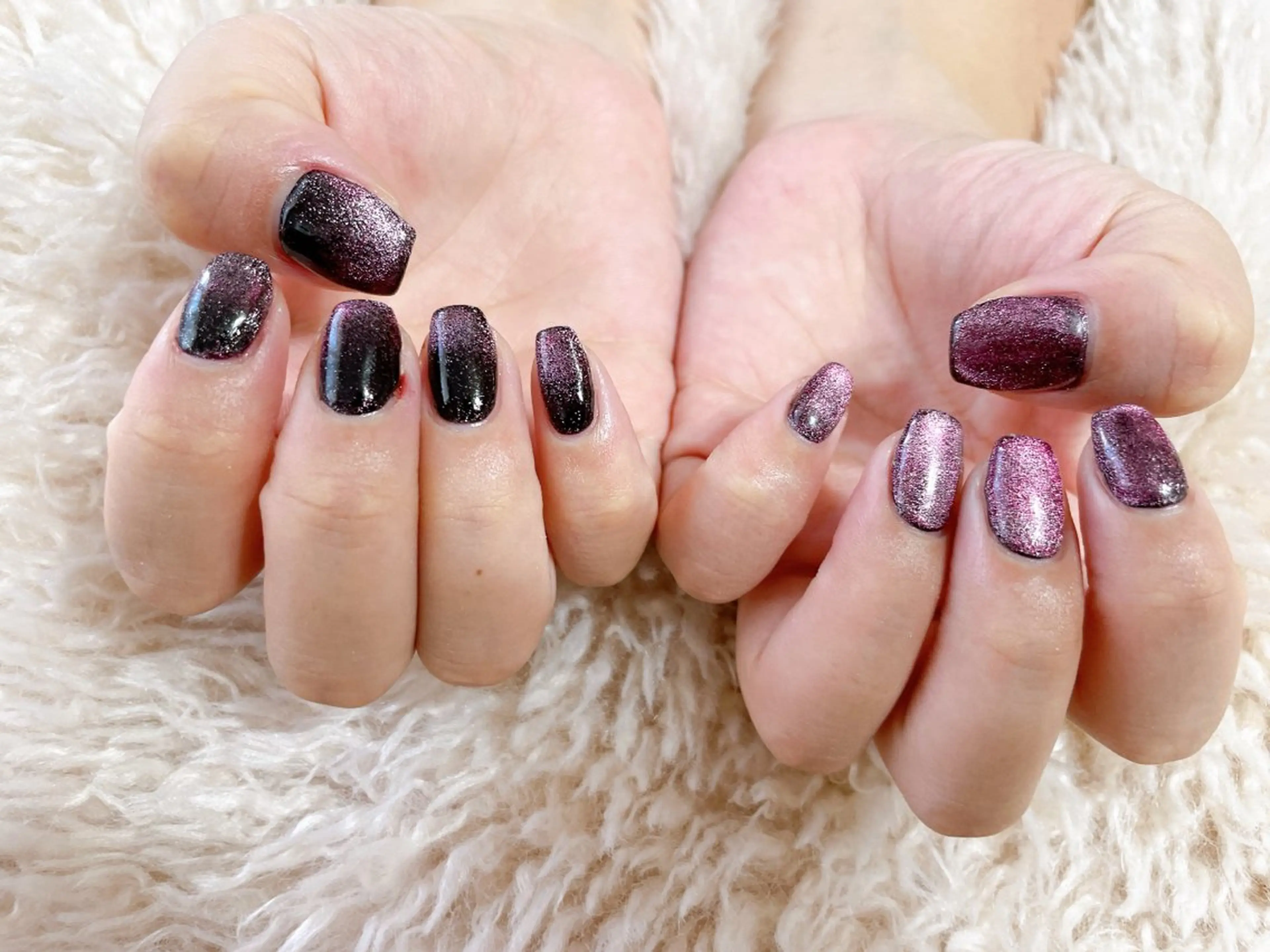 ネイル ジェルネイル 韓国ネイル マグネットネイル パラジェル kikinail 溝の口のネイルデザイン