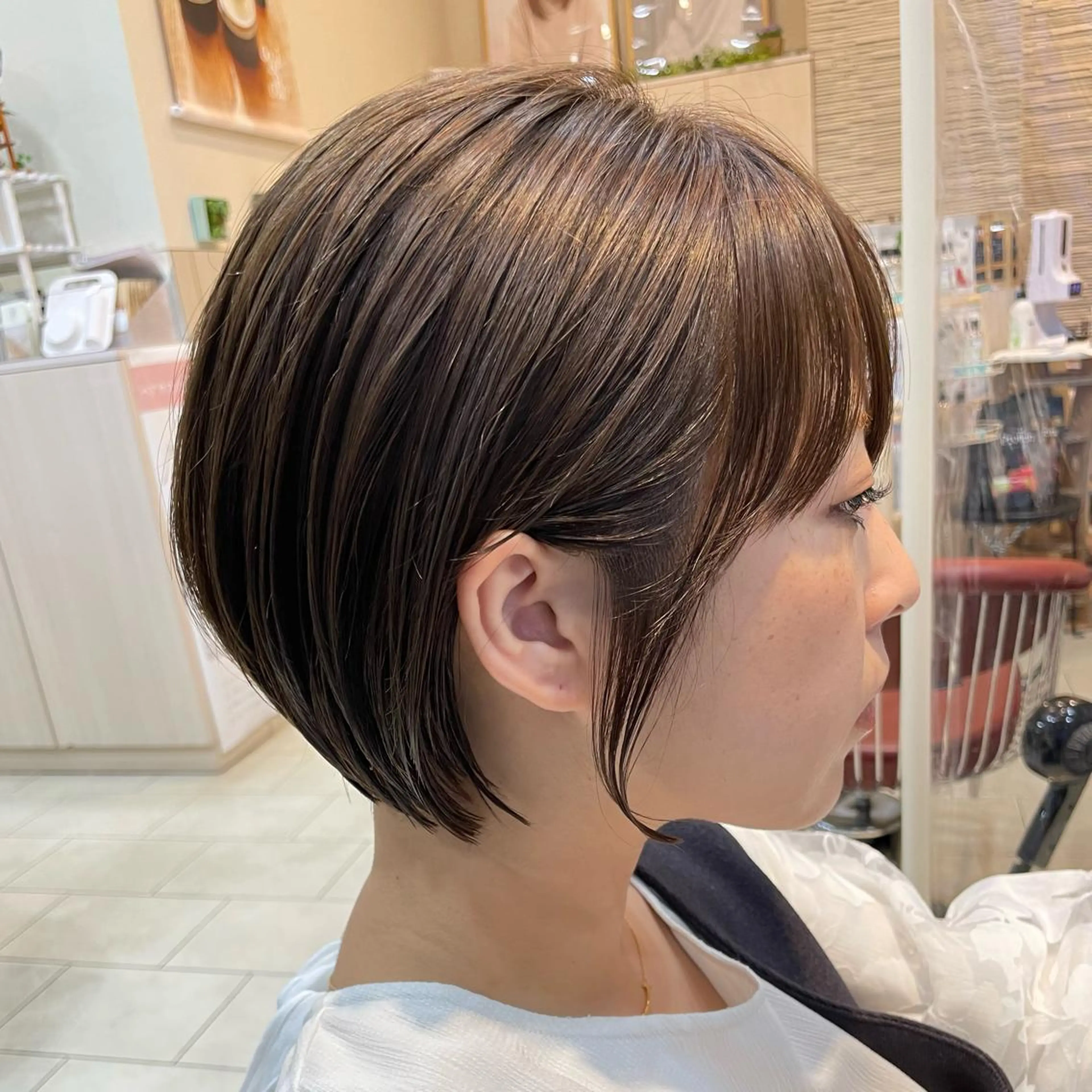 ショート キッズ ショートボブ ボブ ショートヘア カット ヘアカラー L.E.M泉中央店長 小野寺優斗のヘアスタイル