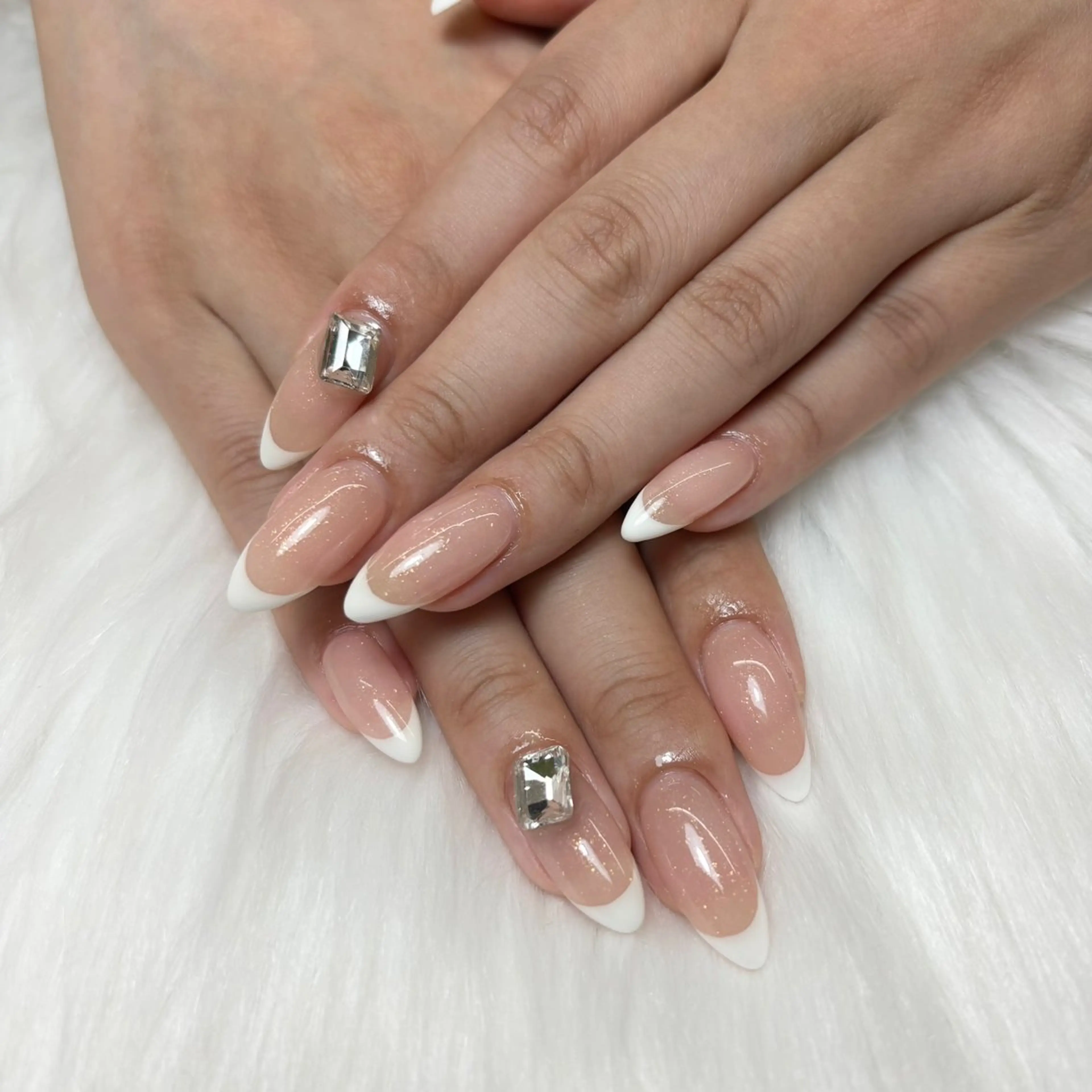 【平日限定】👑💍ロングネイルコース/シンプルアート/長さだし10本込み/ジェルオフ無料の写真