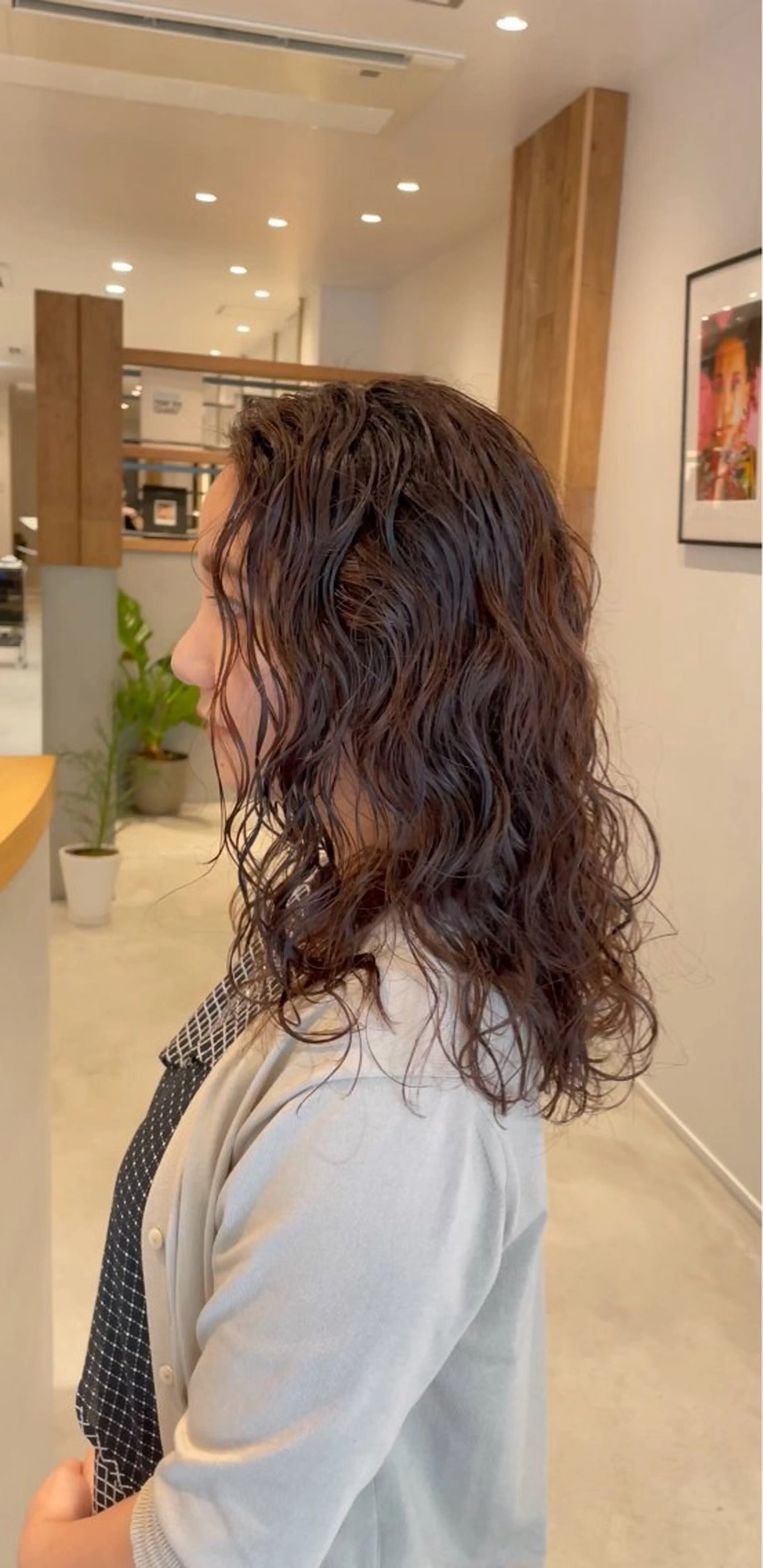 ロング カット パーマ トリートメント CYAN.大須店所属・小寺 柚初のヘアスタイル