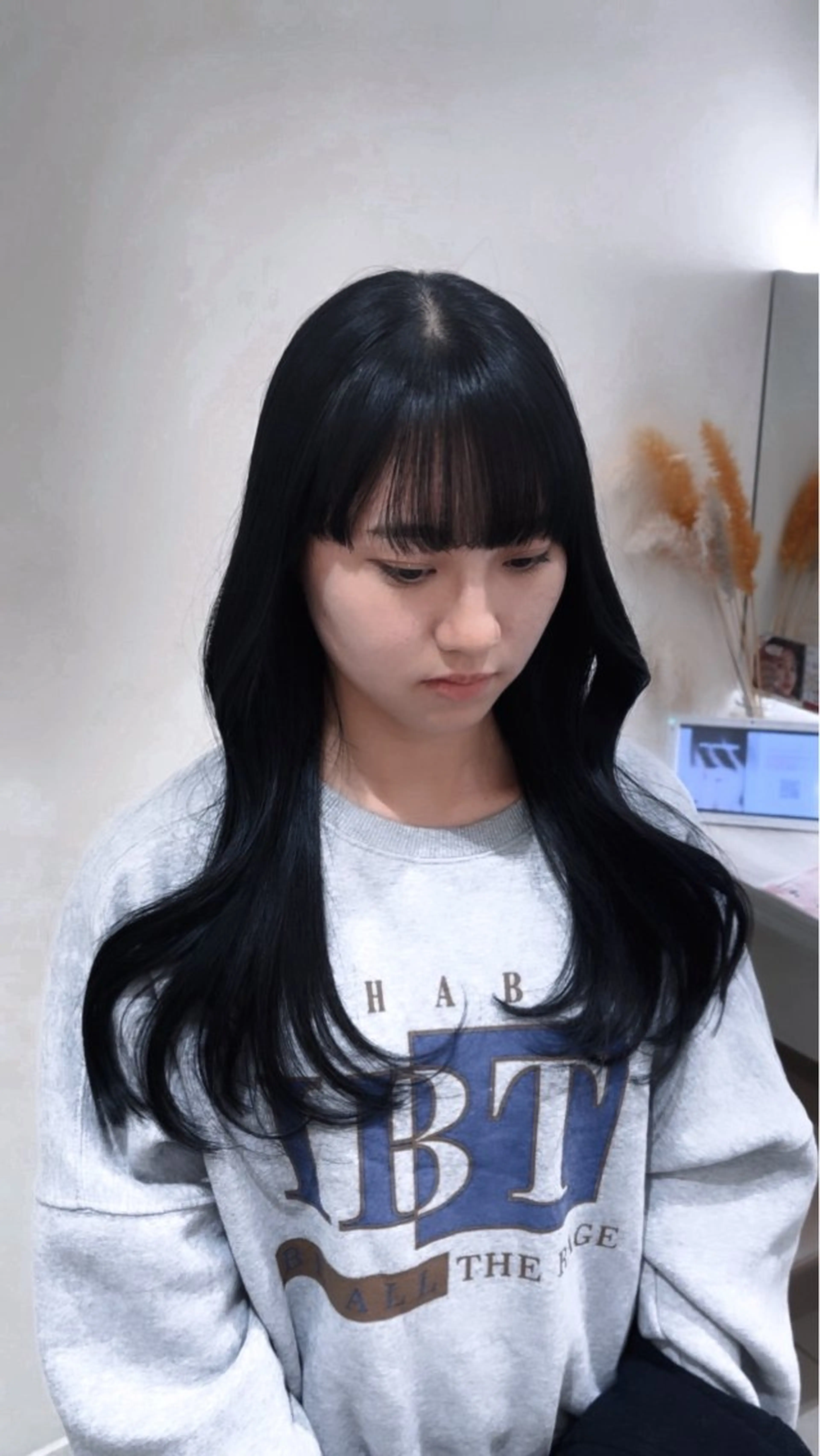 ロング カラー 💖大人韓国ヘア💖 韓国艶カラー【銀座】のヘアスタイル