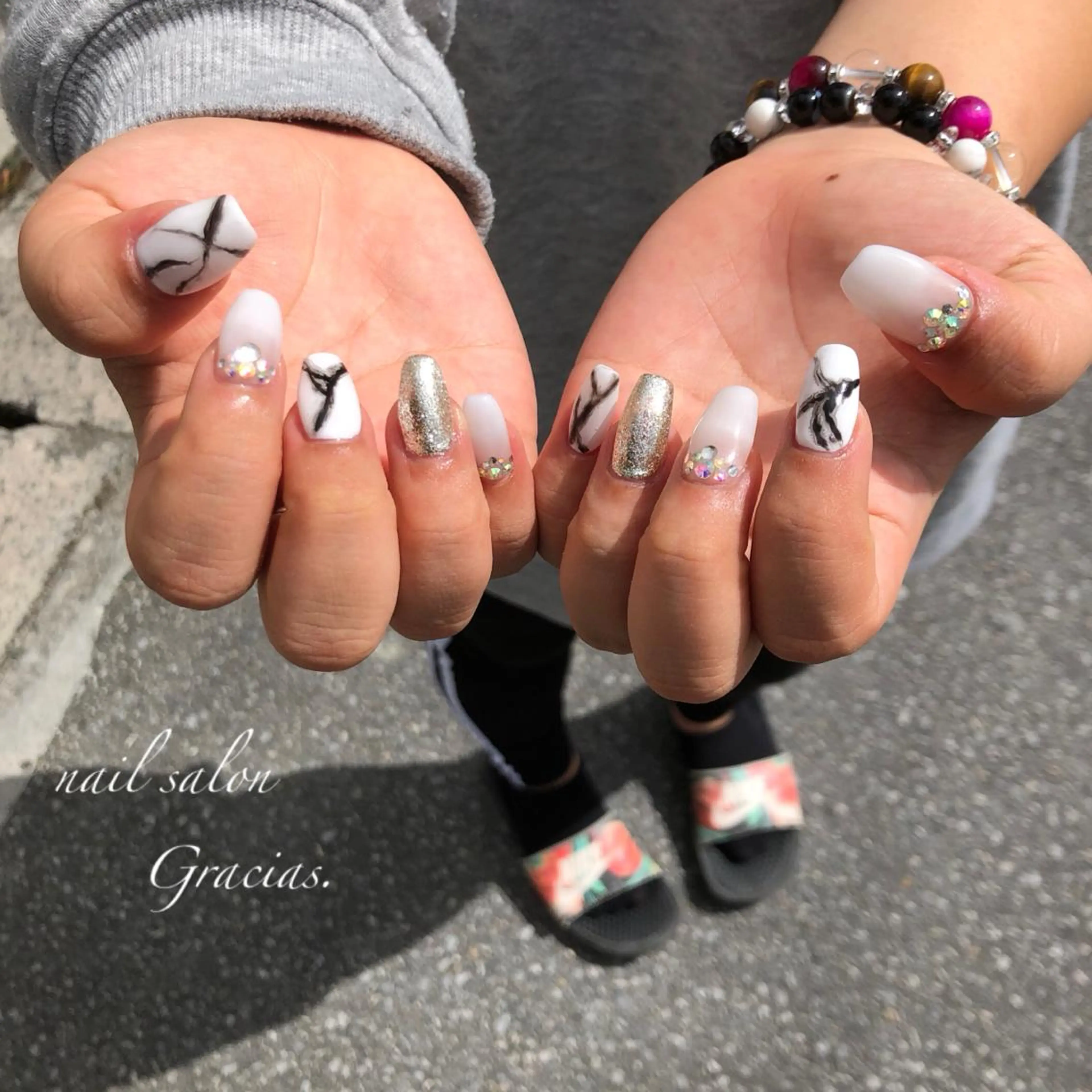 ネイル ハンドネイル Gracias. rieのネイルデザイン