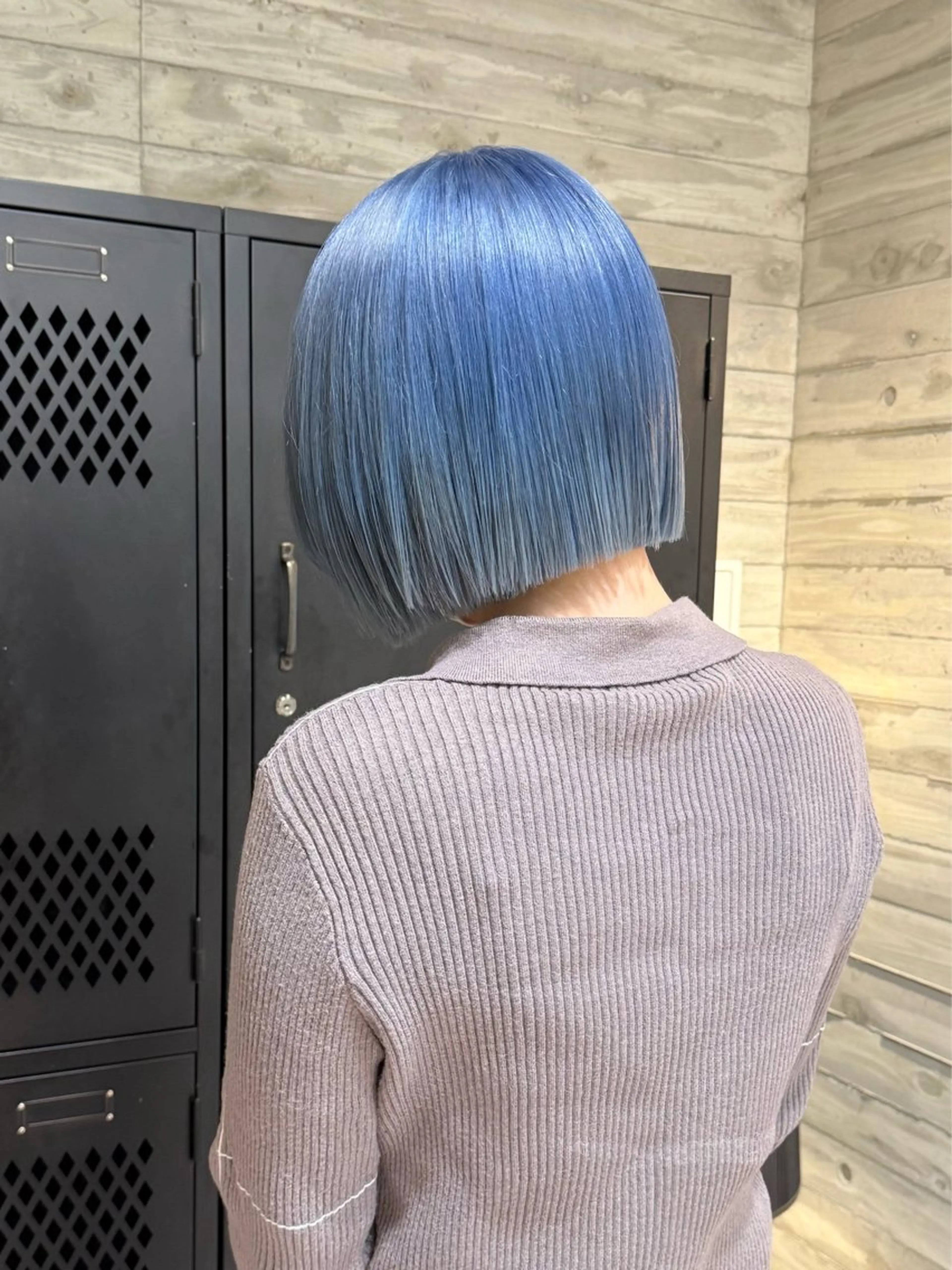 ミディアム カラー ヘアカラー トリートメント 色落ち綺麗透明感カラ /ボブ/ナカツヒカルのヘアスタイル