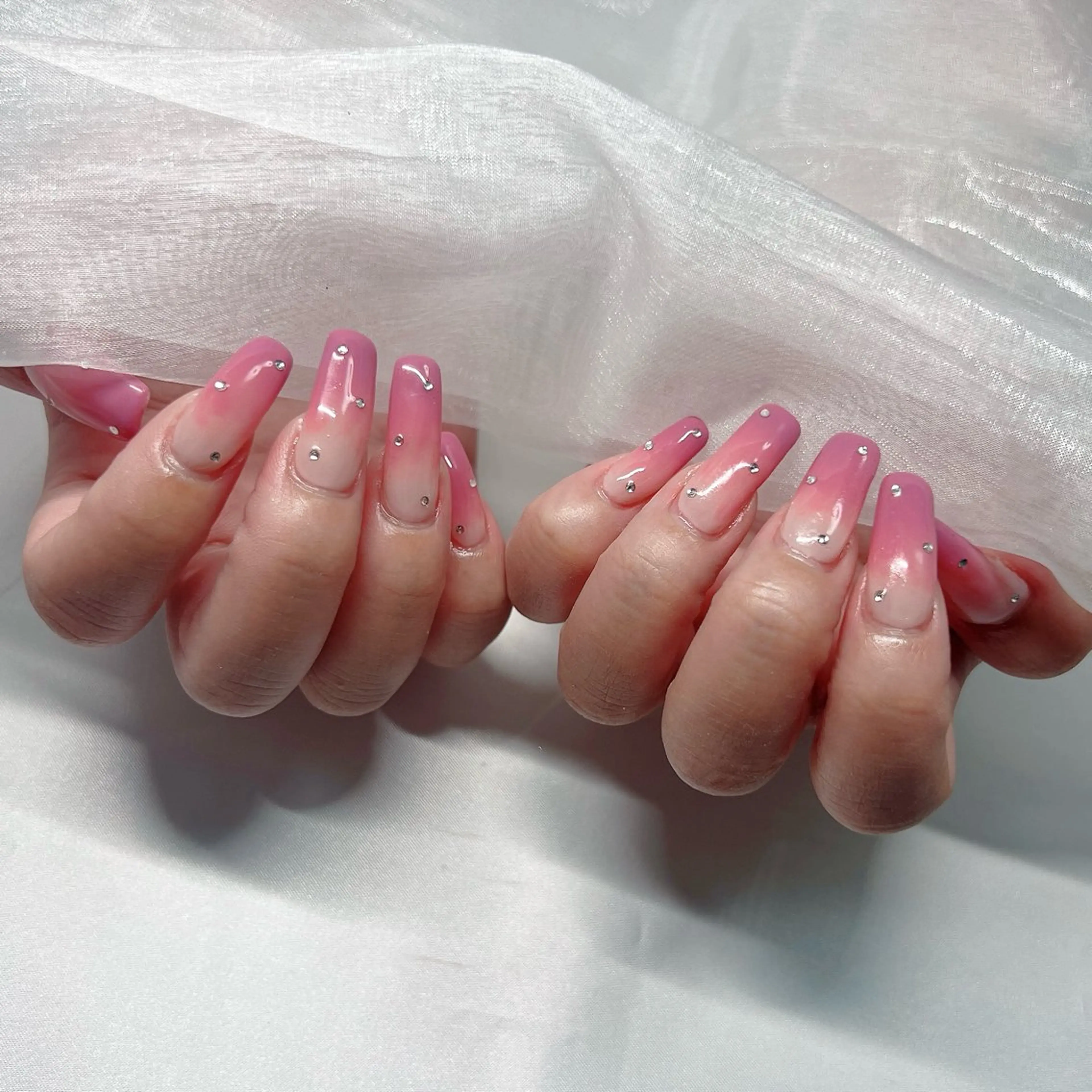 ネイル ジェルネイル 韓国ネイル ラメ(グリッター) マグネットネイル ミラーネイル ハンドネイル -nail salon-Reward所属・nail salon Rewardのネイルデザイン