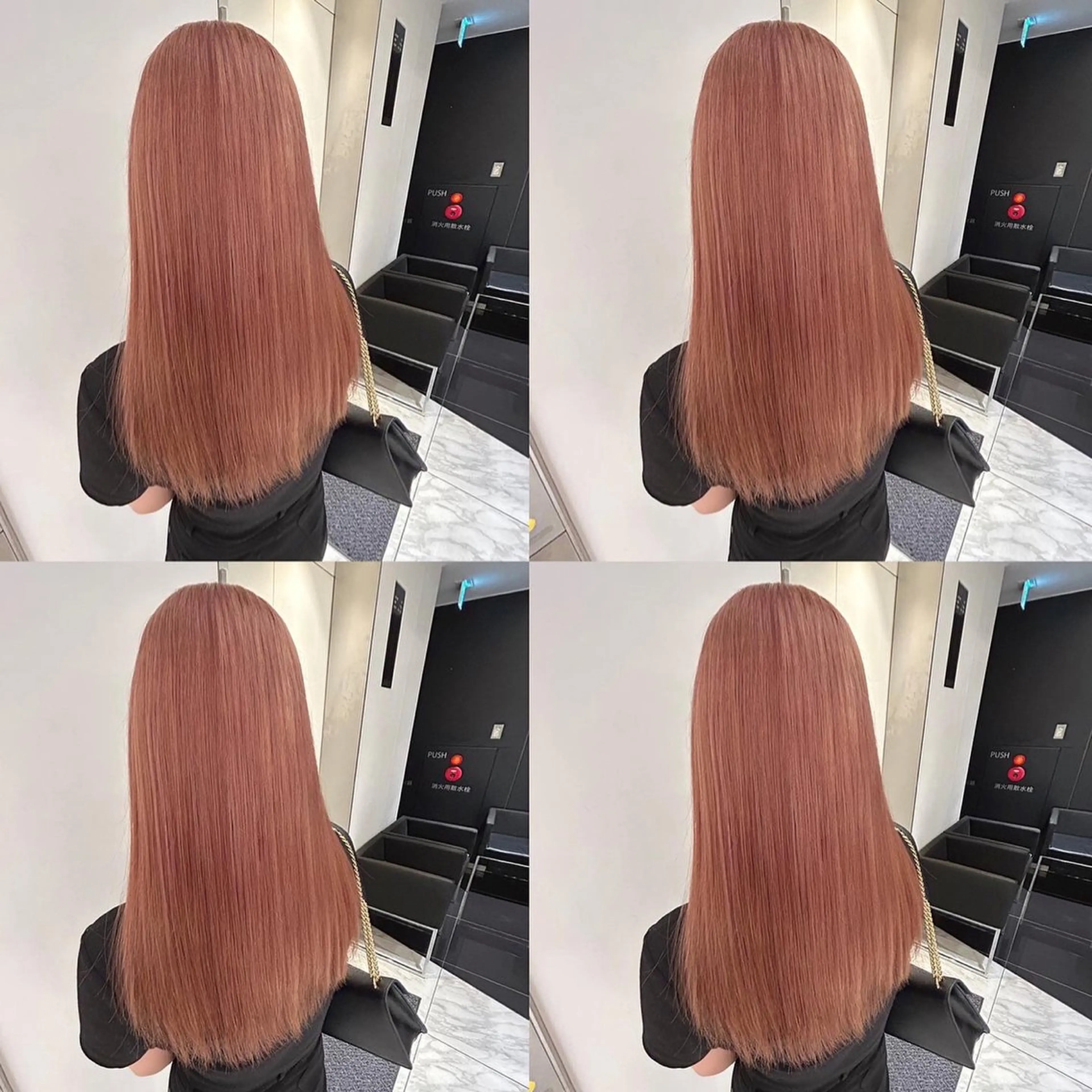 ロング カラー 垢抜けヘア 韓国ヘア銀座近下菜央のヘアスタイル