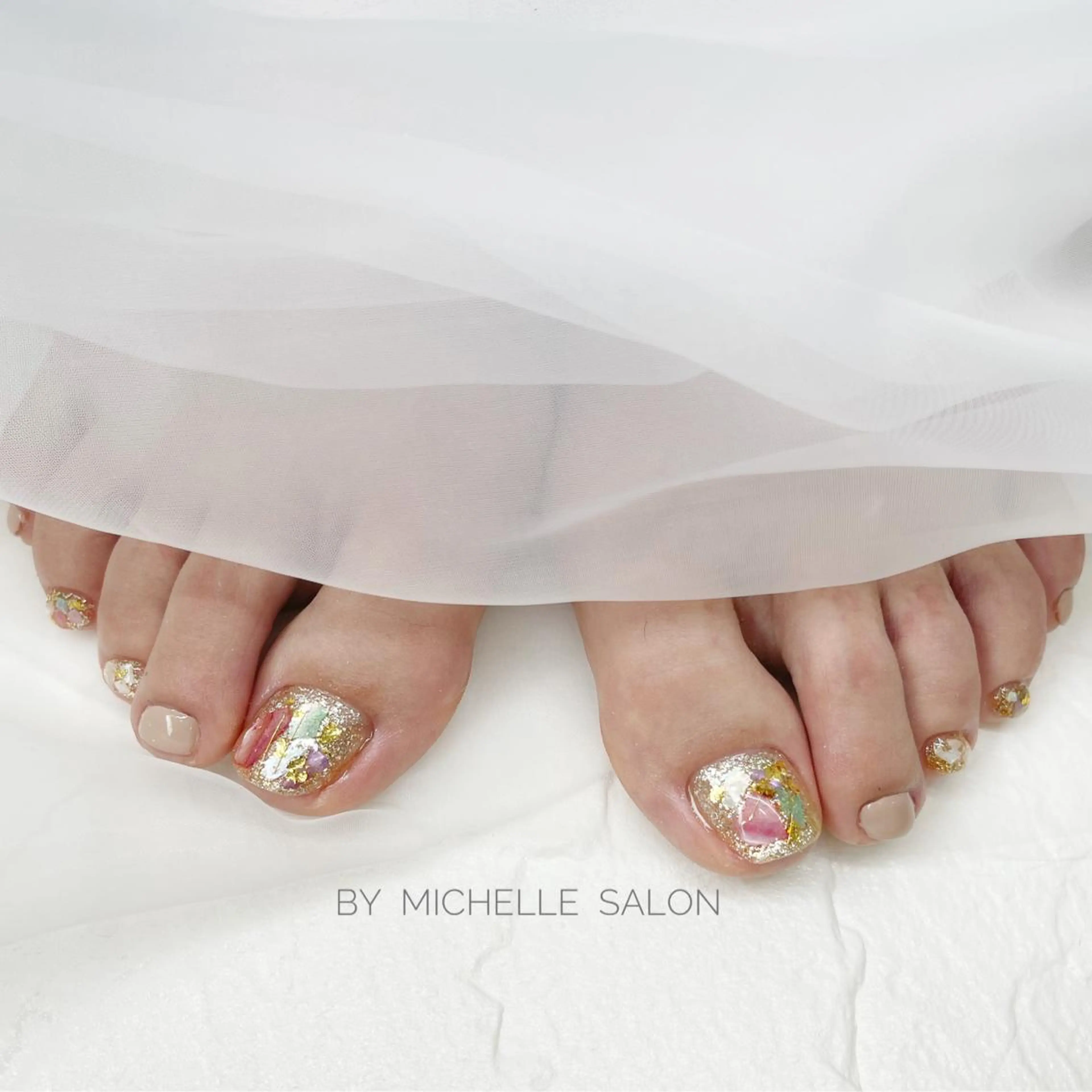 ネイル フットネイル by michelle salon所属・☪深夜限定サロン 無料駐車場あり！のネイルデザイン