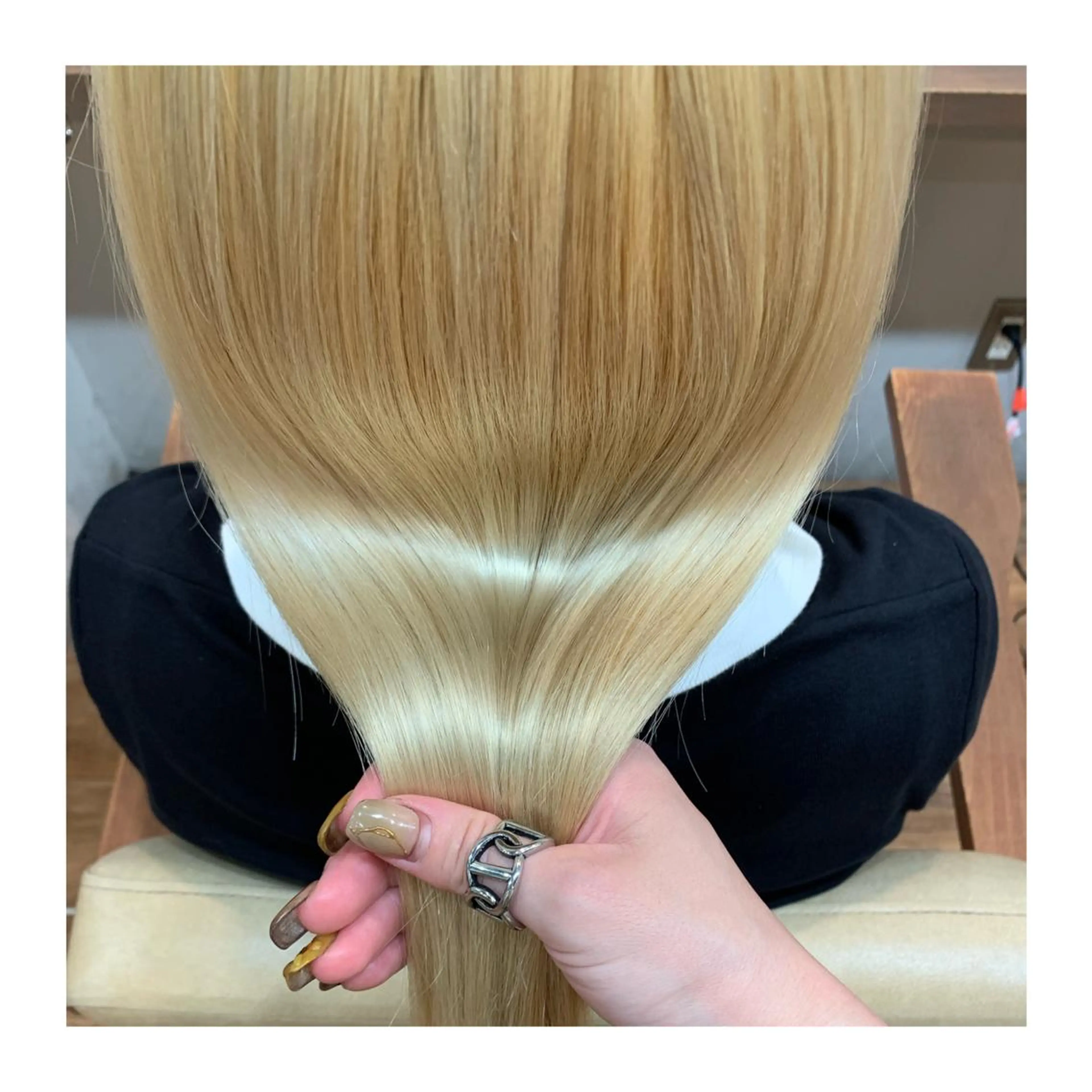 ロング カラー あべ ゆうかのヘアスタイル