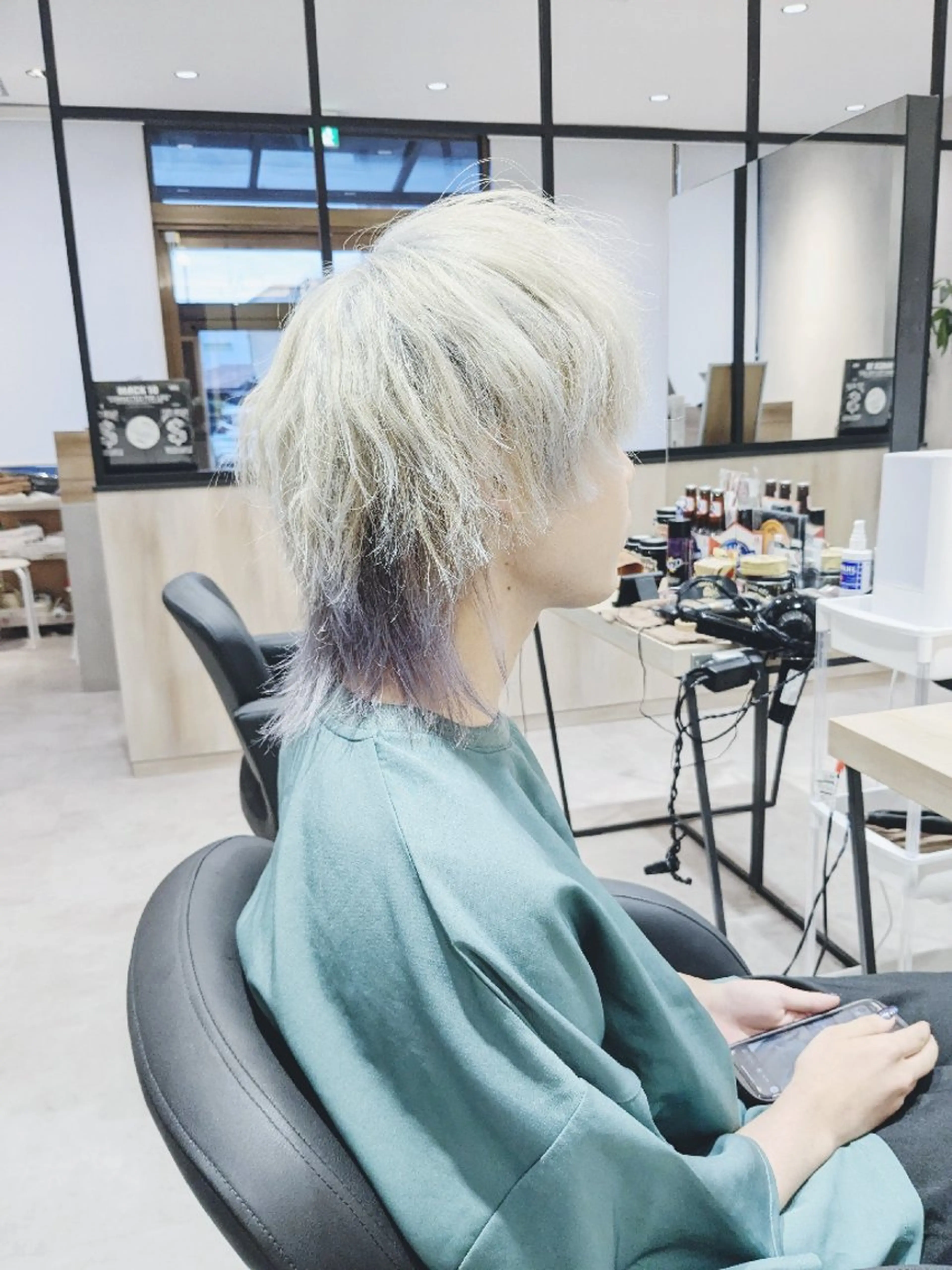 メンズカットトリプルカラー（艶トリートメント付）の写真