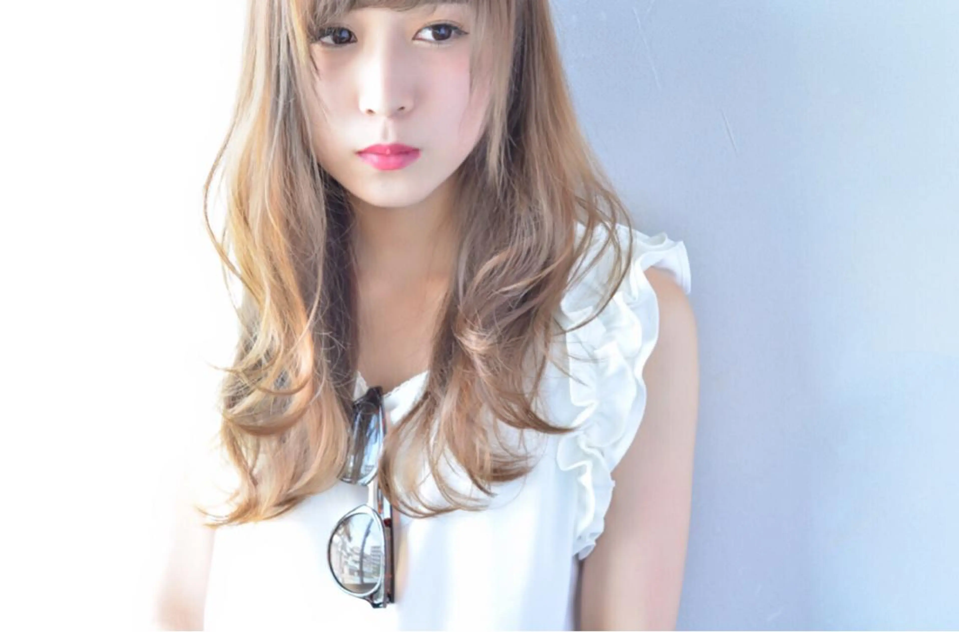 セミロング ロング カラー パーマ ヘアアレンジ autre所属・大久保 ひでなりのヘアスタイル