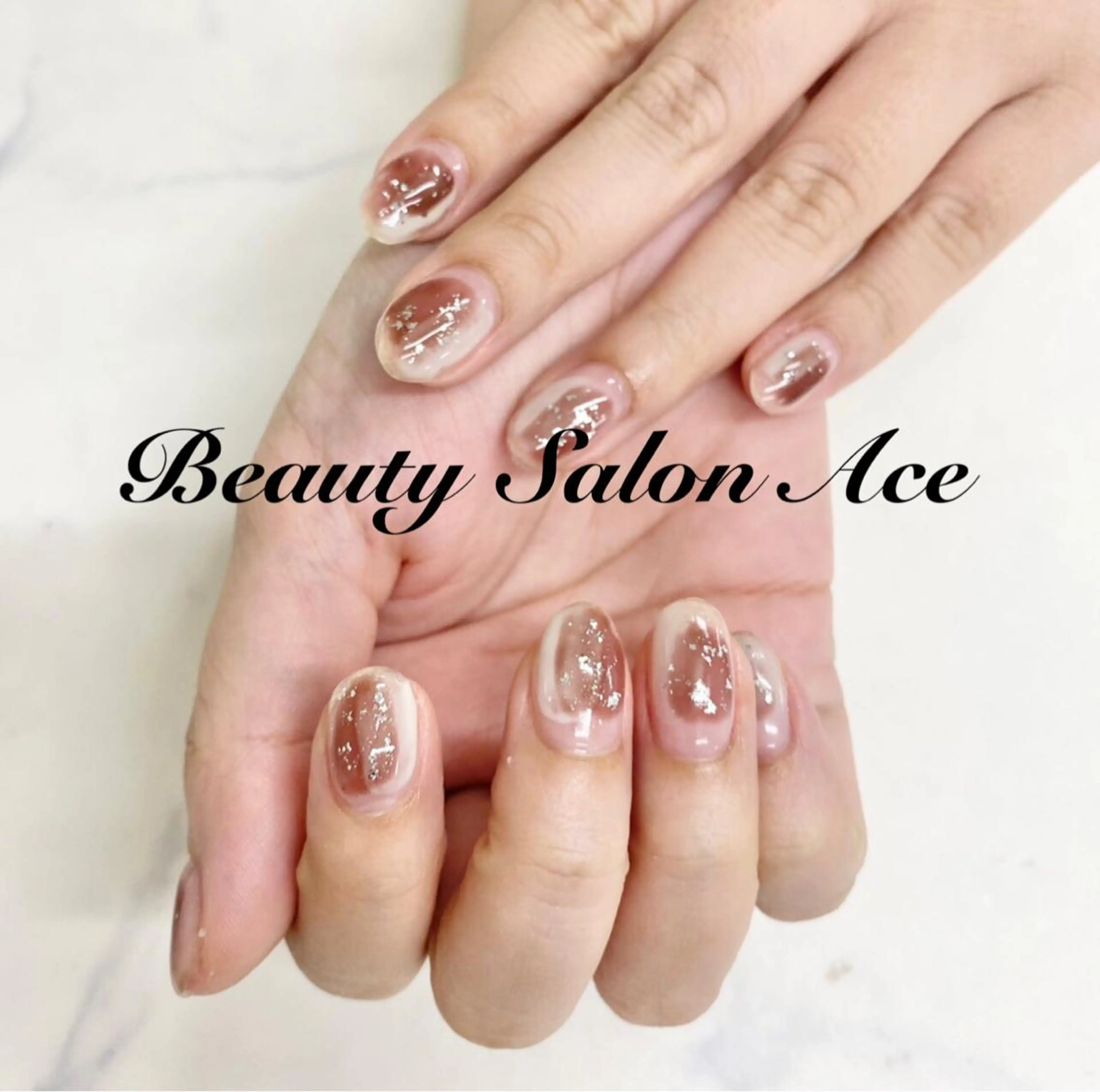 ネイル アートネイル 長さ出し ジェルネイル メンズネイル ニュアンスネイル Beauty Salon Ace（ネイルサロン　エース）所属・池袋フィルイン Ace♡長さだしのネイルデザイン