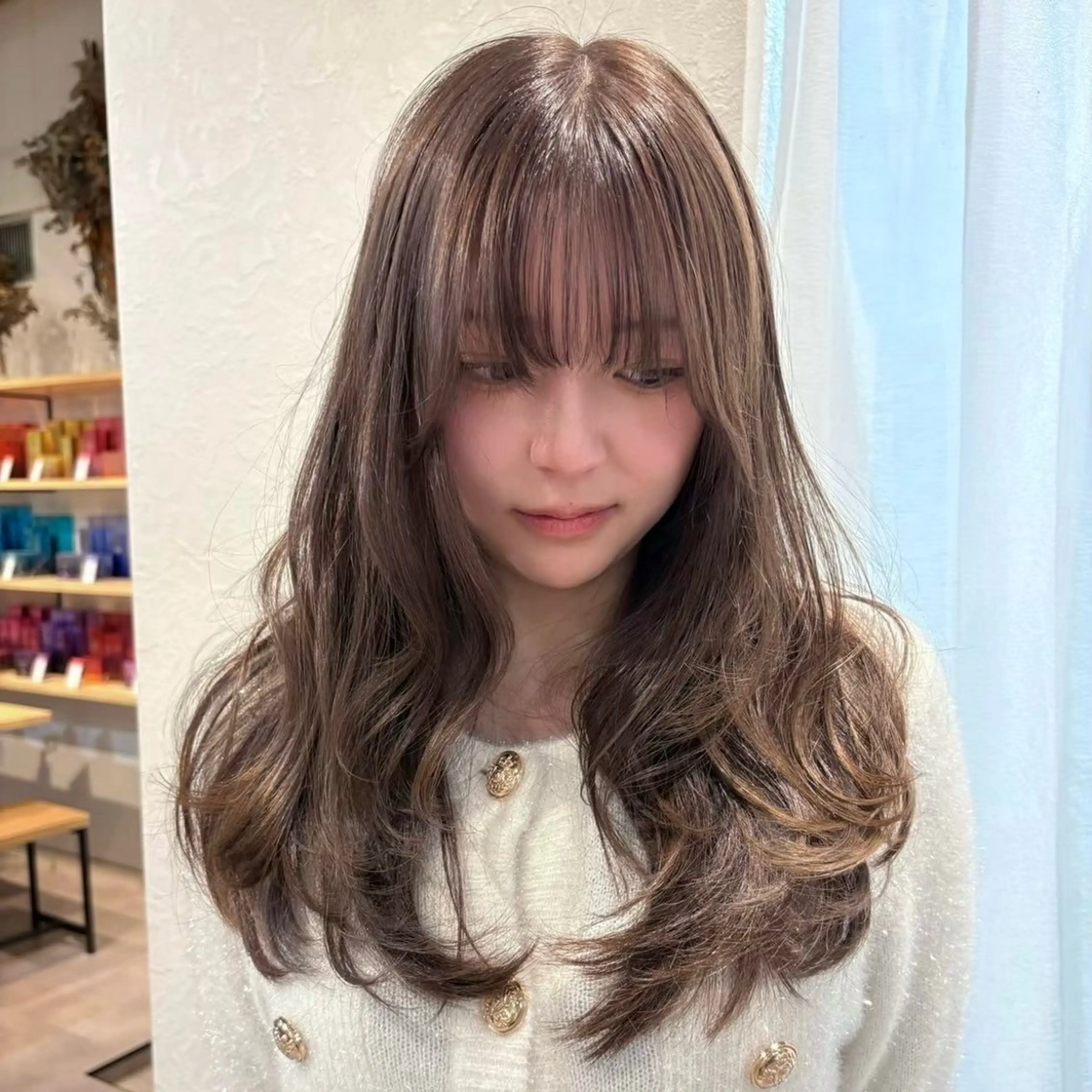 リタッチ＋艶カラー🍀の写真