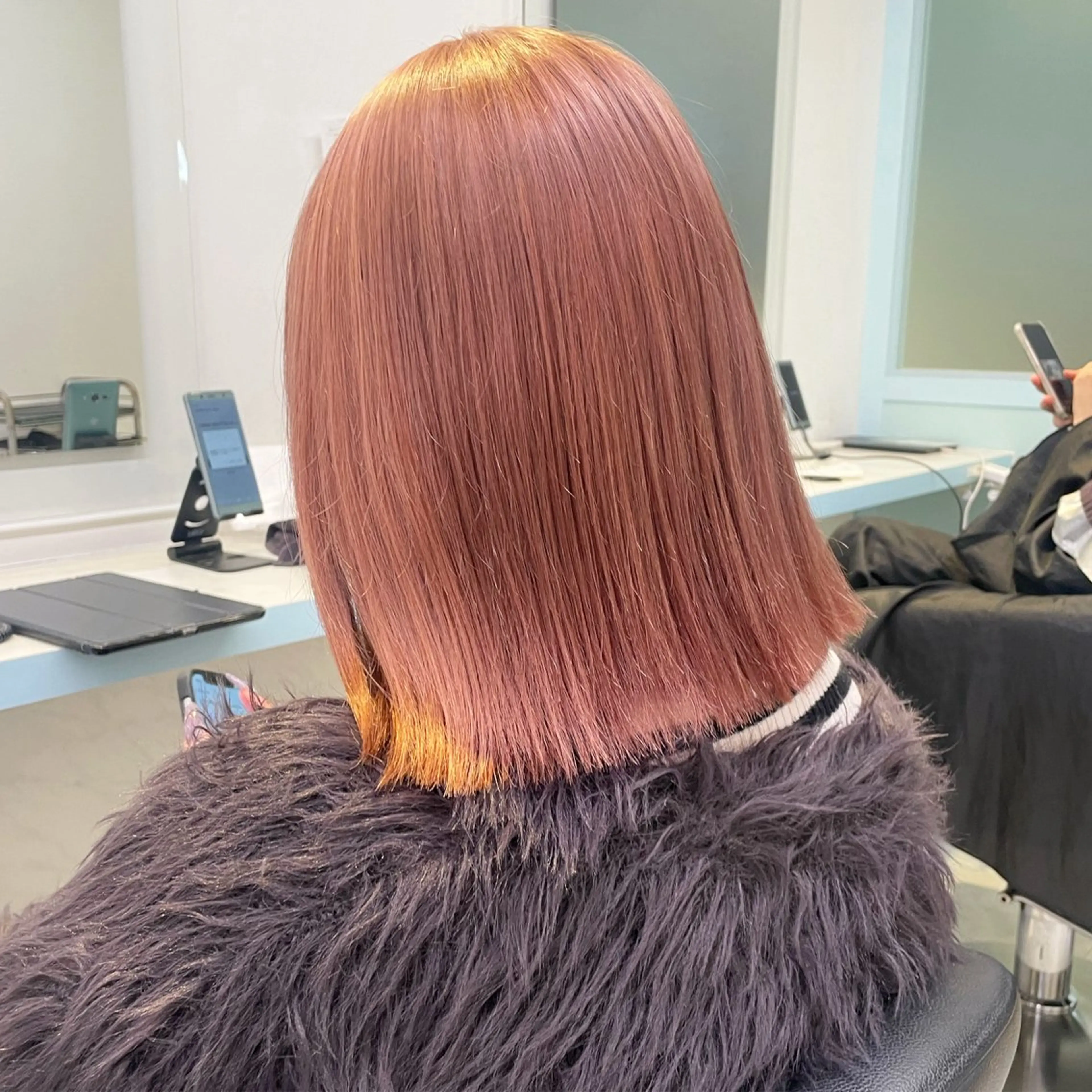 ミディアム カラー Salowin池袋East 店3F所属・【美髪矯正/絹髪】 🎀hinano🎀のヘアスタイル