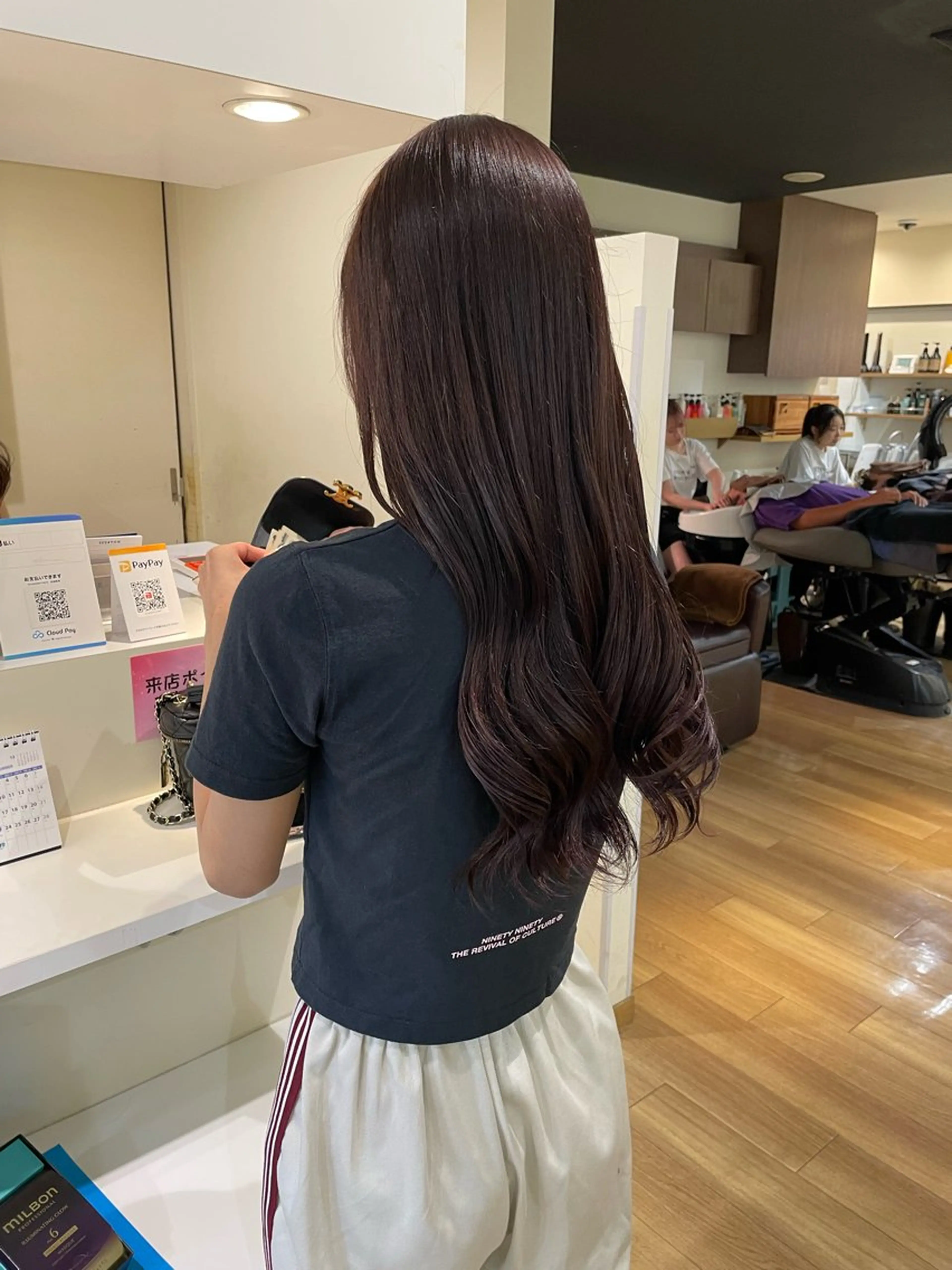 ロング カラー ヘアカラー トリートメント 韓国レイヤー🎀/ 顔周り特化🎀/豊田のヘアスタイル