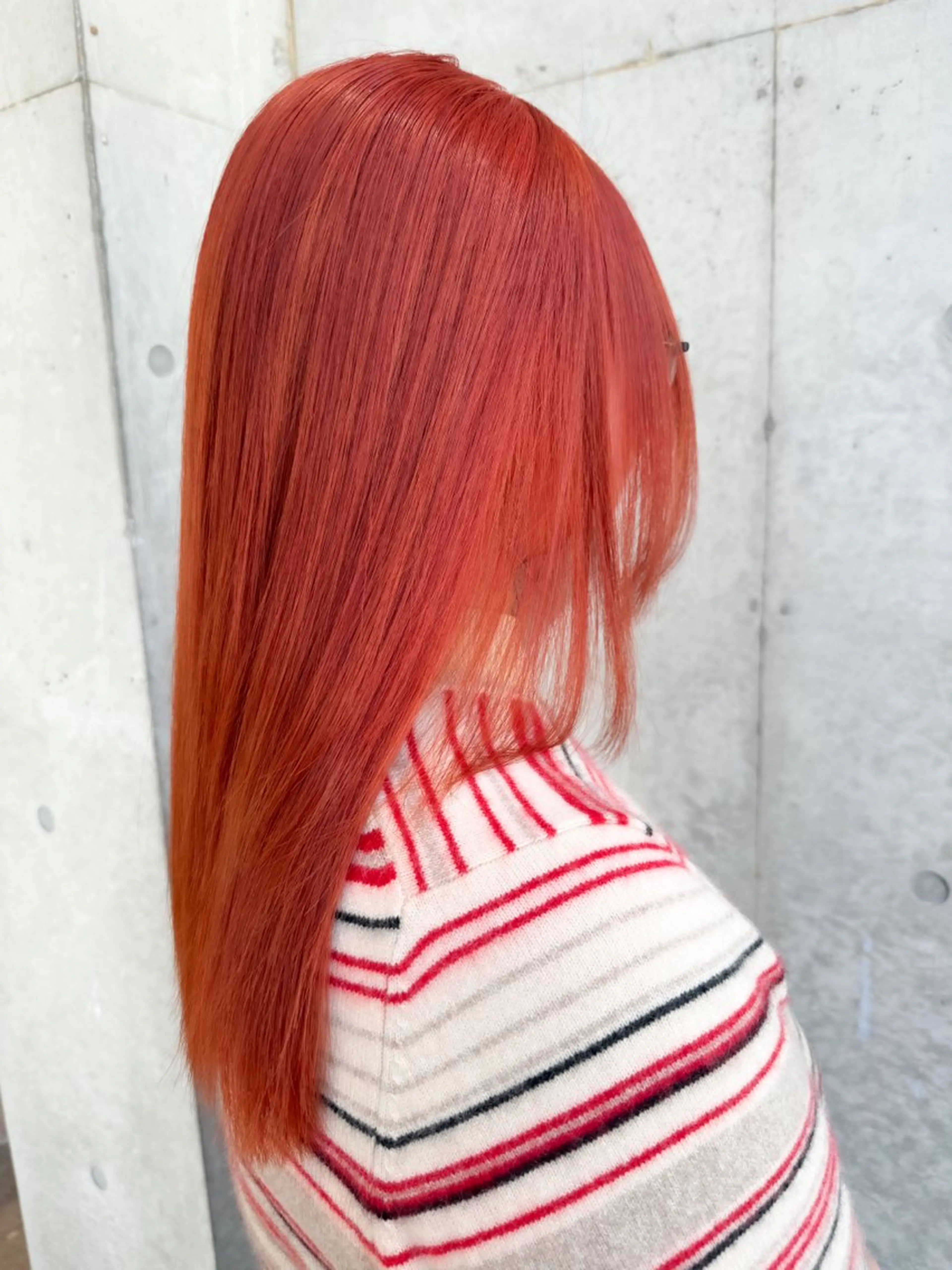 ミディアム カラー ヘアアレンジ ミニボブ/ブリーチ 🌈MISATOのヘアスタイル