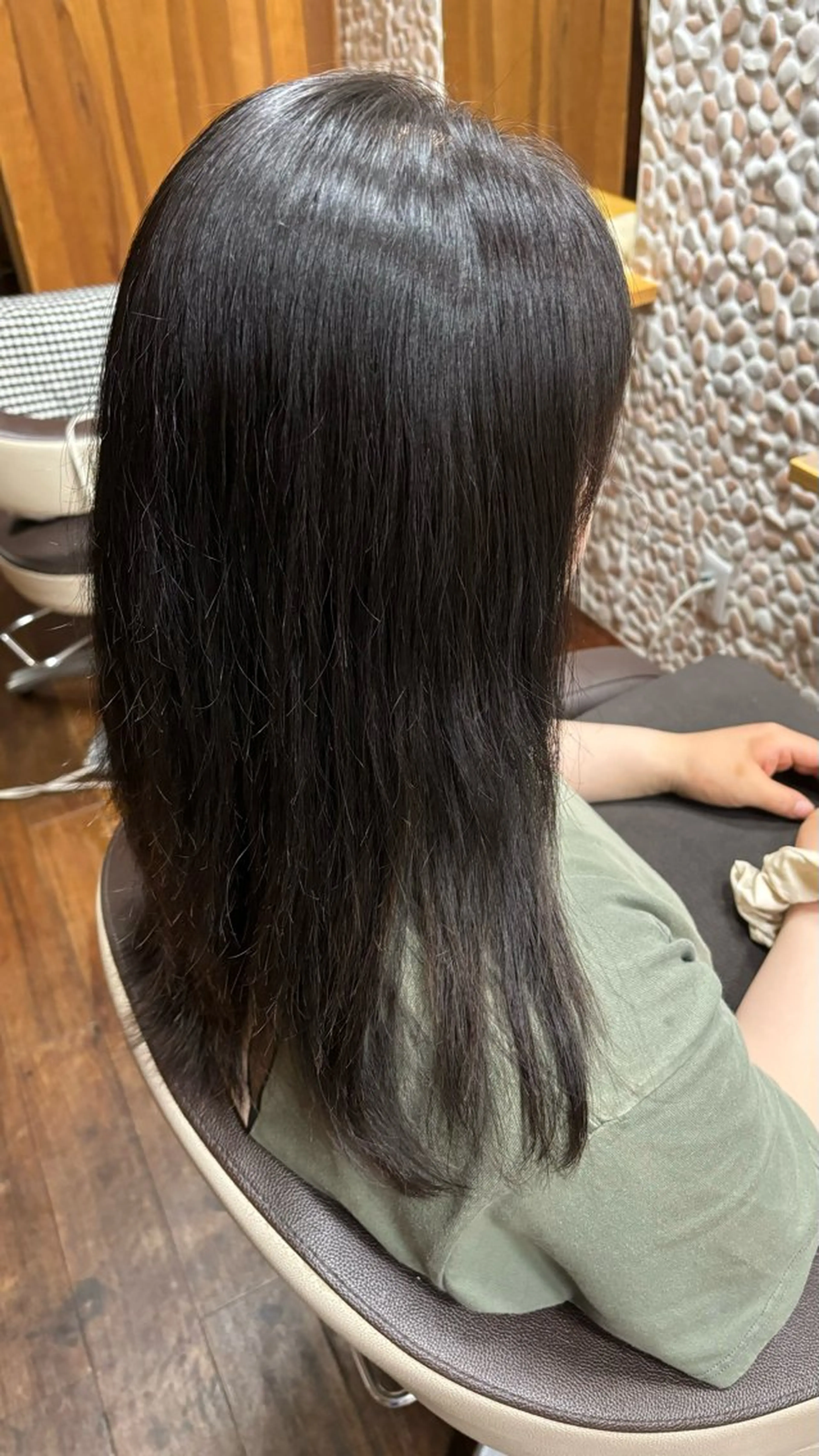 ロング レイヤーカット 縮毛矯正 トリートメント カット ヘアカラー トリートメント Haute Couture Rencontrer 七条店【オートクチュール・ランコントレ】所属・スタイリスト/ えぐちりほのヘアスタイル